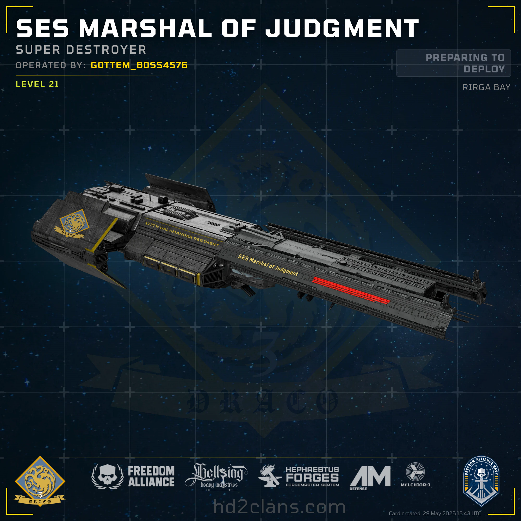 SES Marshal of Judgment