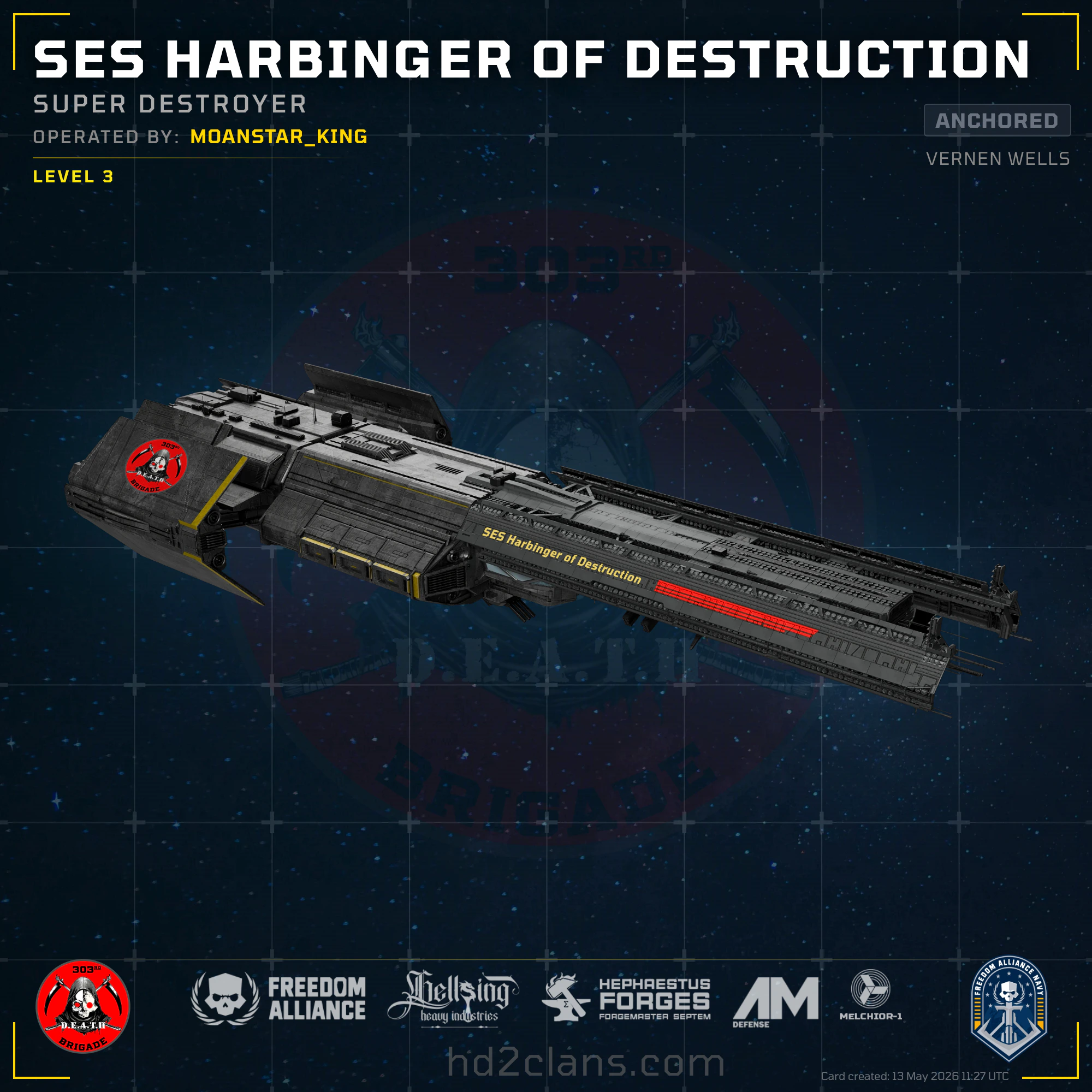 SES Harbinger of Destruction