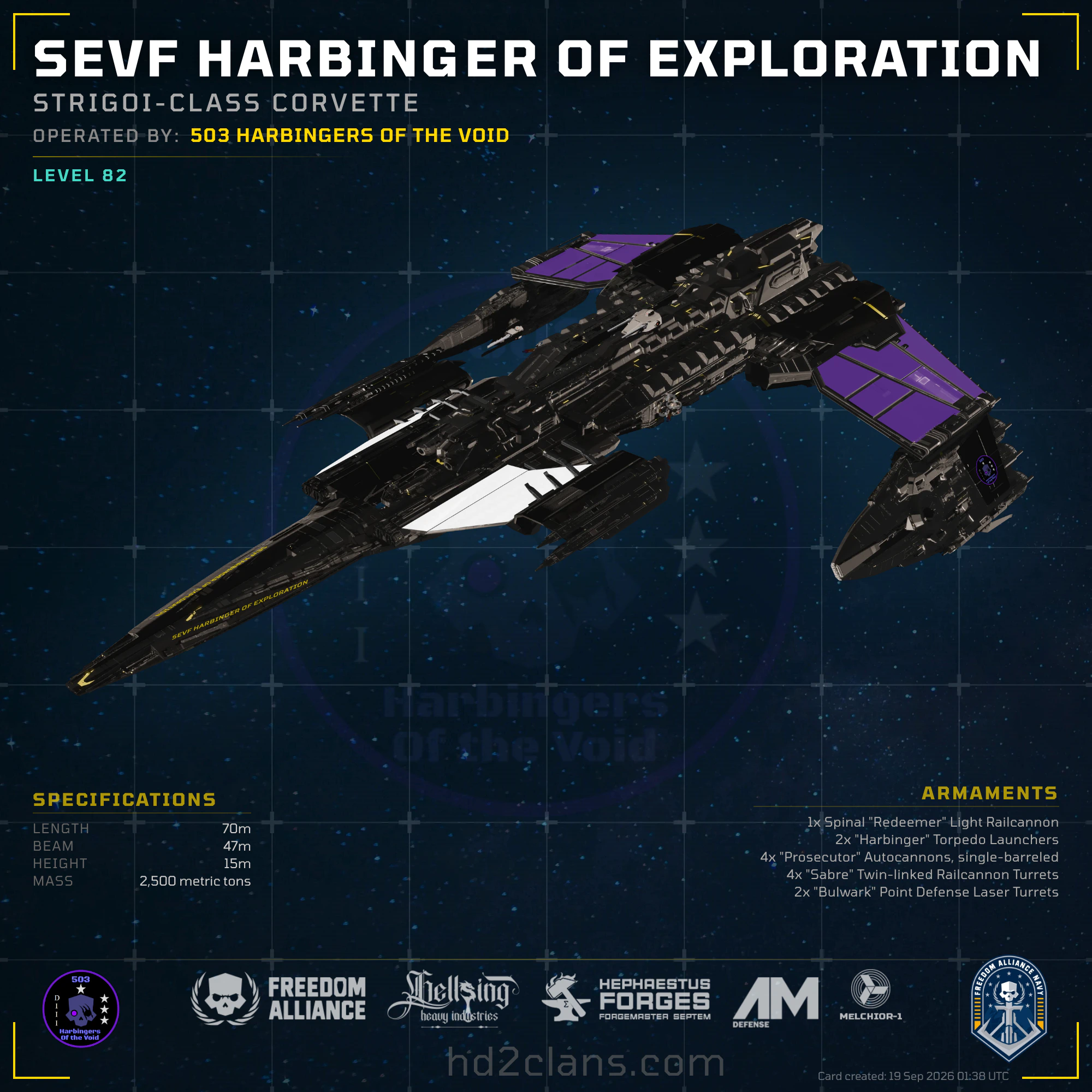 SEVF Harbinger of Exploration