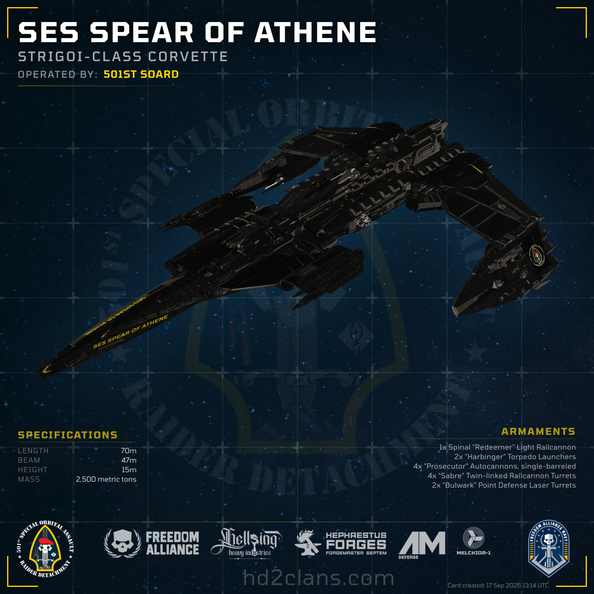 SES Spear of Athene