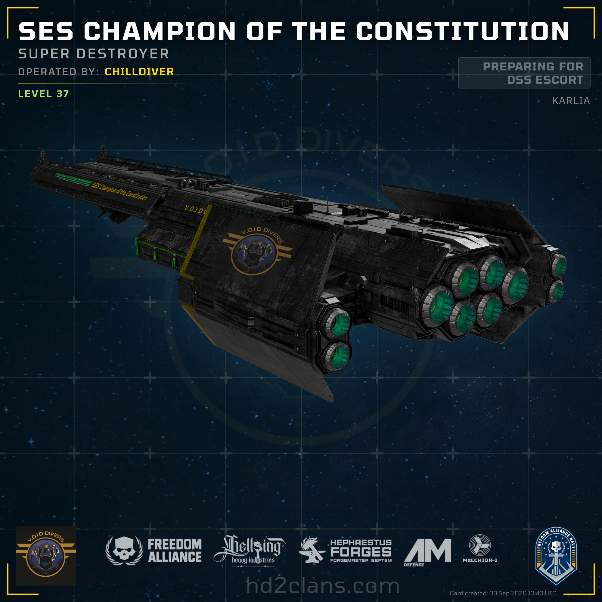 SES Champion of the Constitution