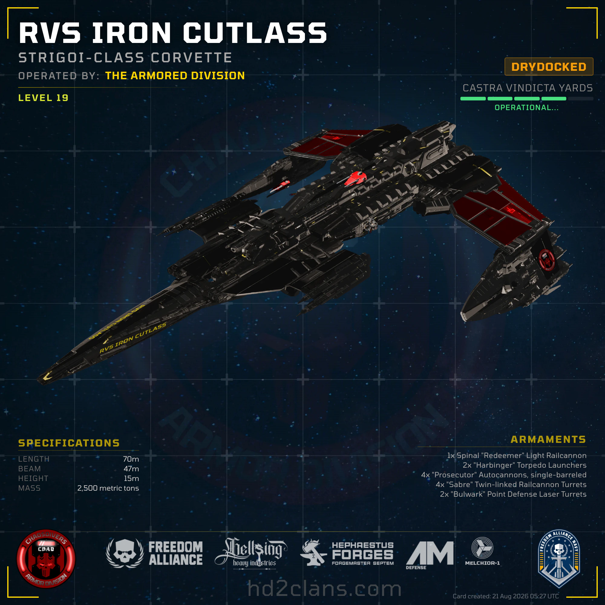 RVS Iron Cutlass