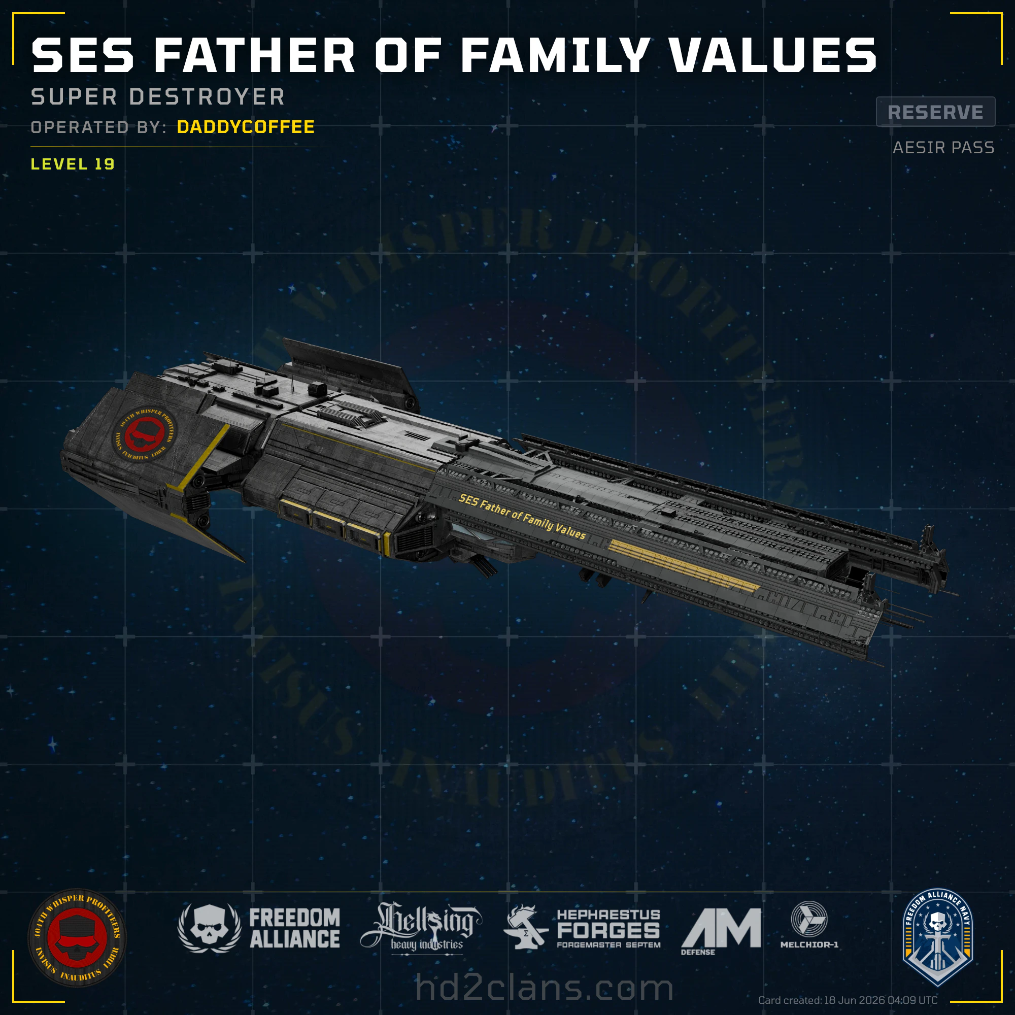 SES Father of Family Values