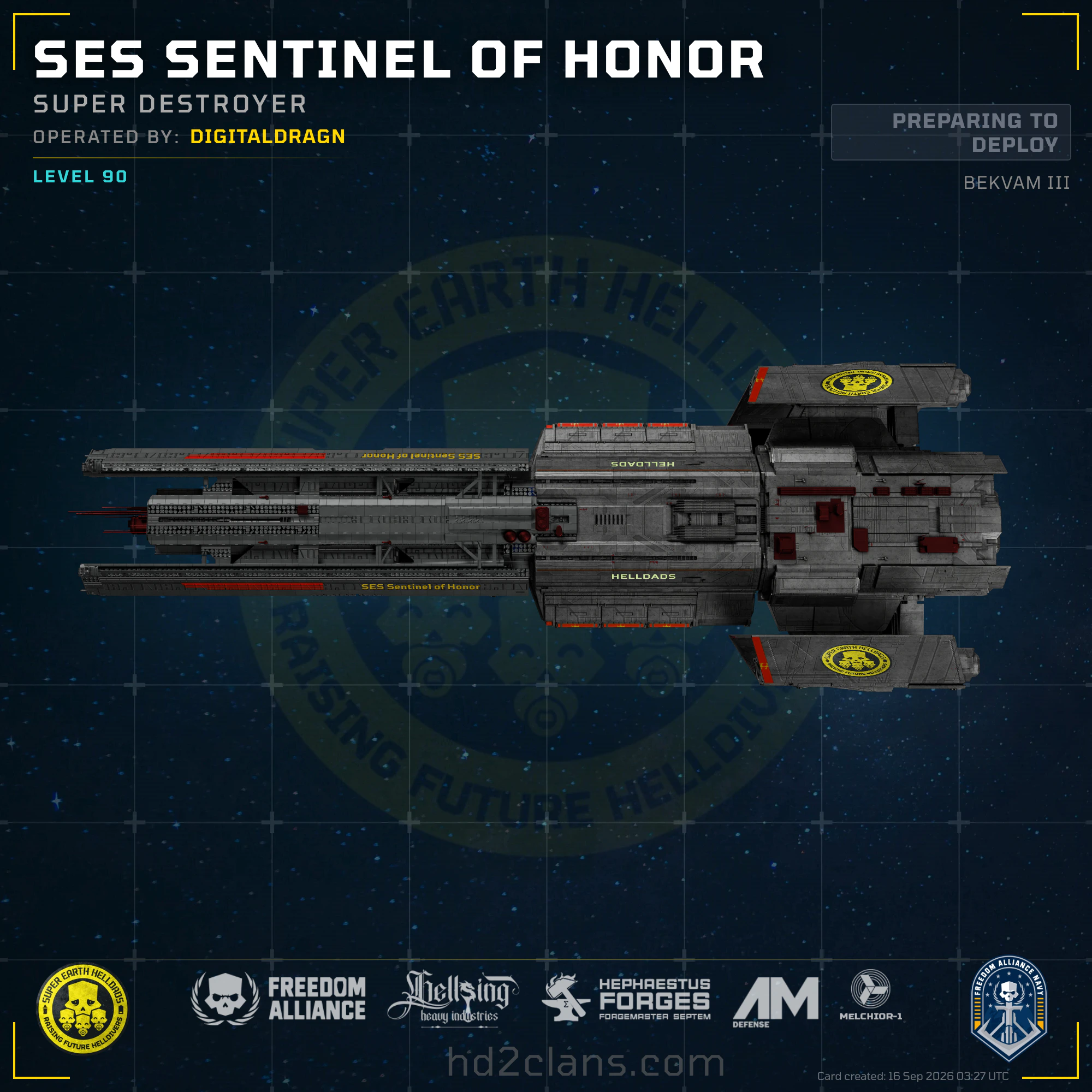 SES Sentinel of Honor