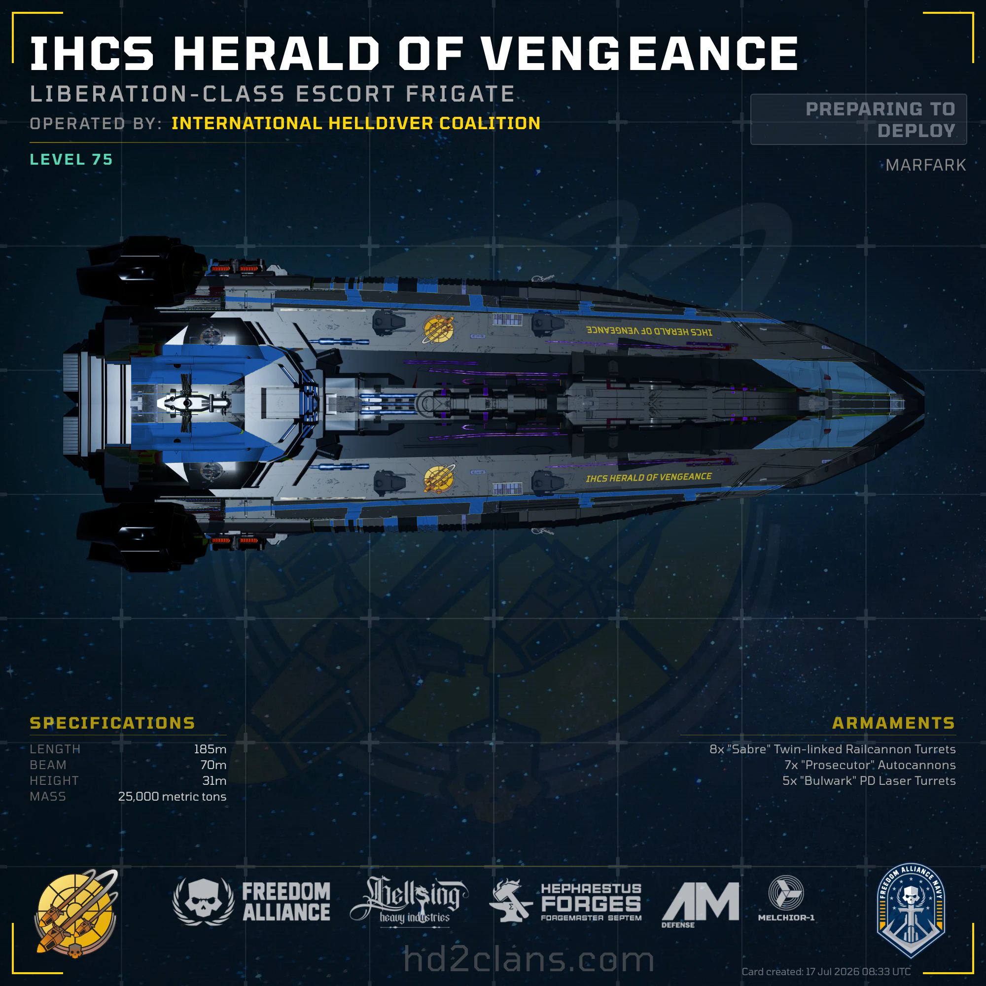 IHCS Herald Of Vengeance