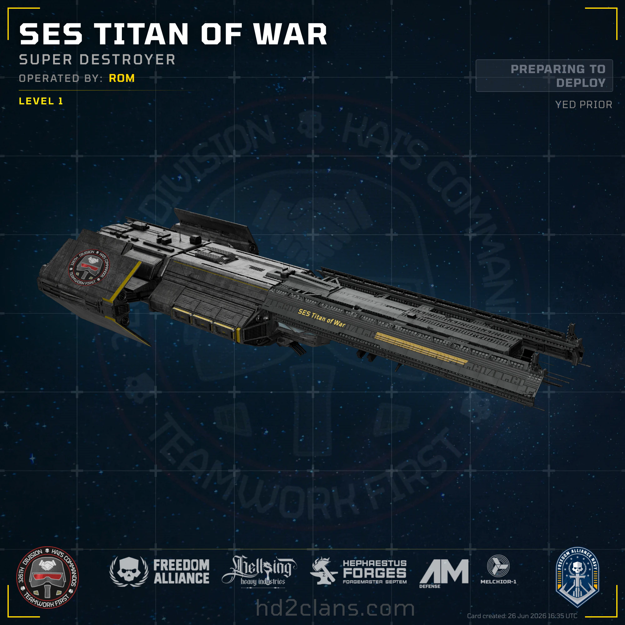 SES Titan of War
