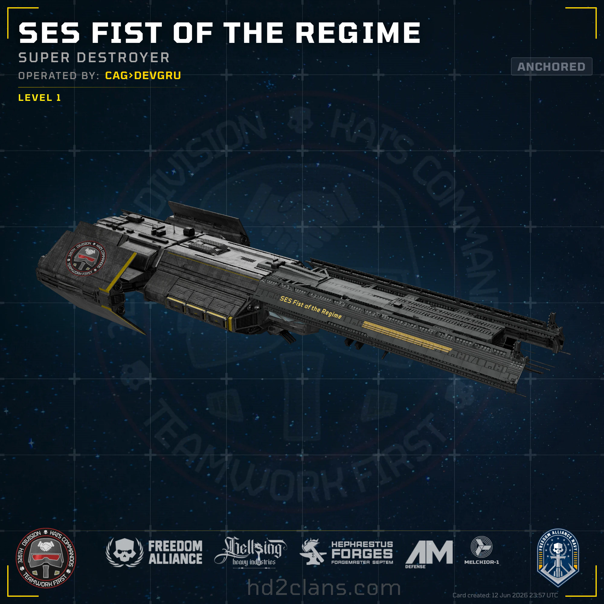 SES Fist of the Regime