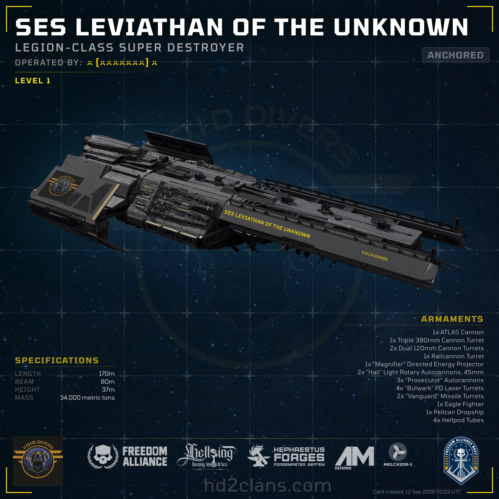 SES Leviathan Of The Unknown