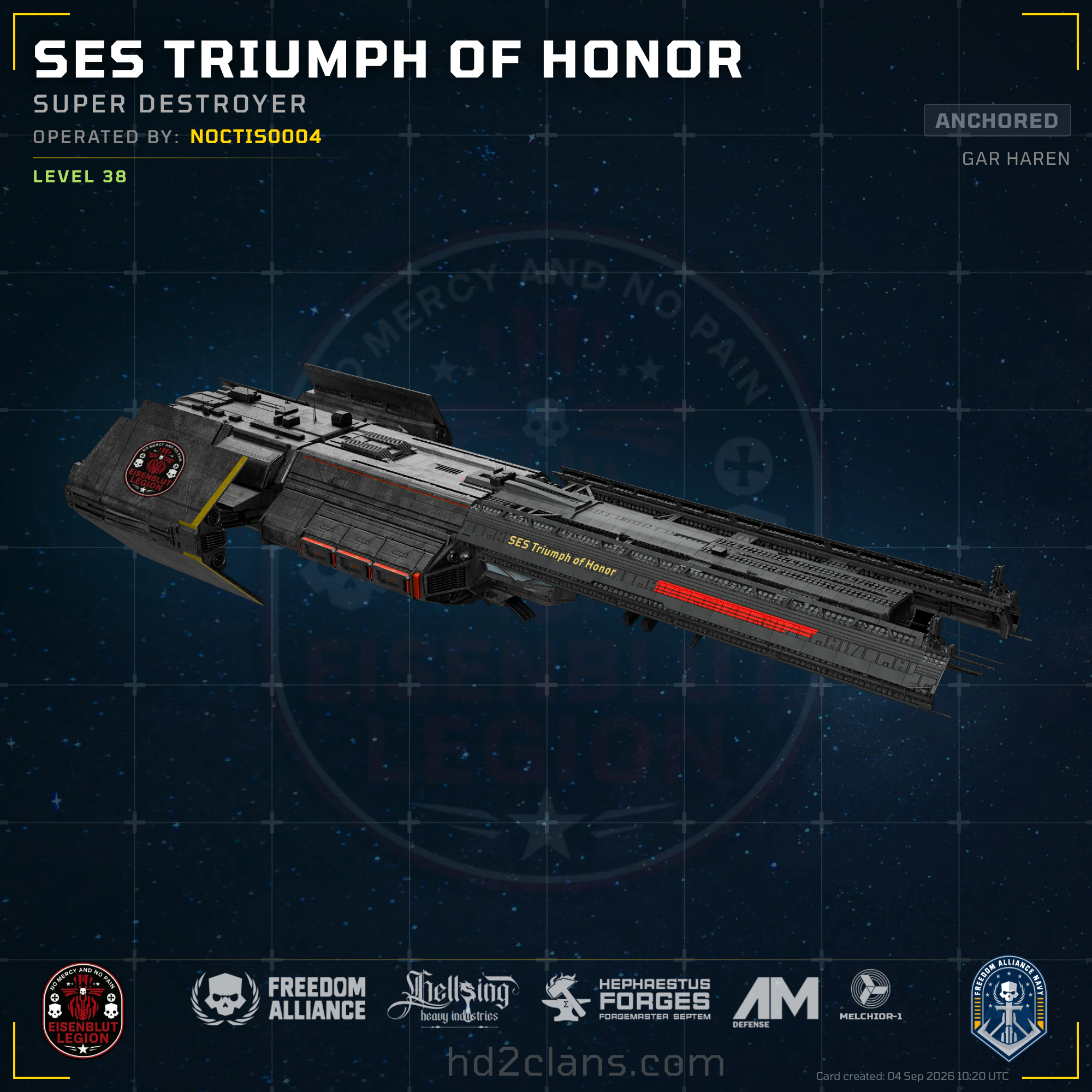 SES Triumph of Honor
