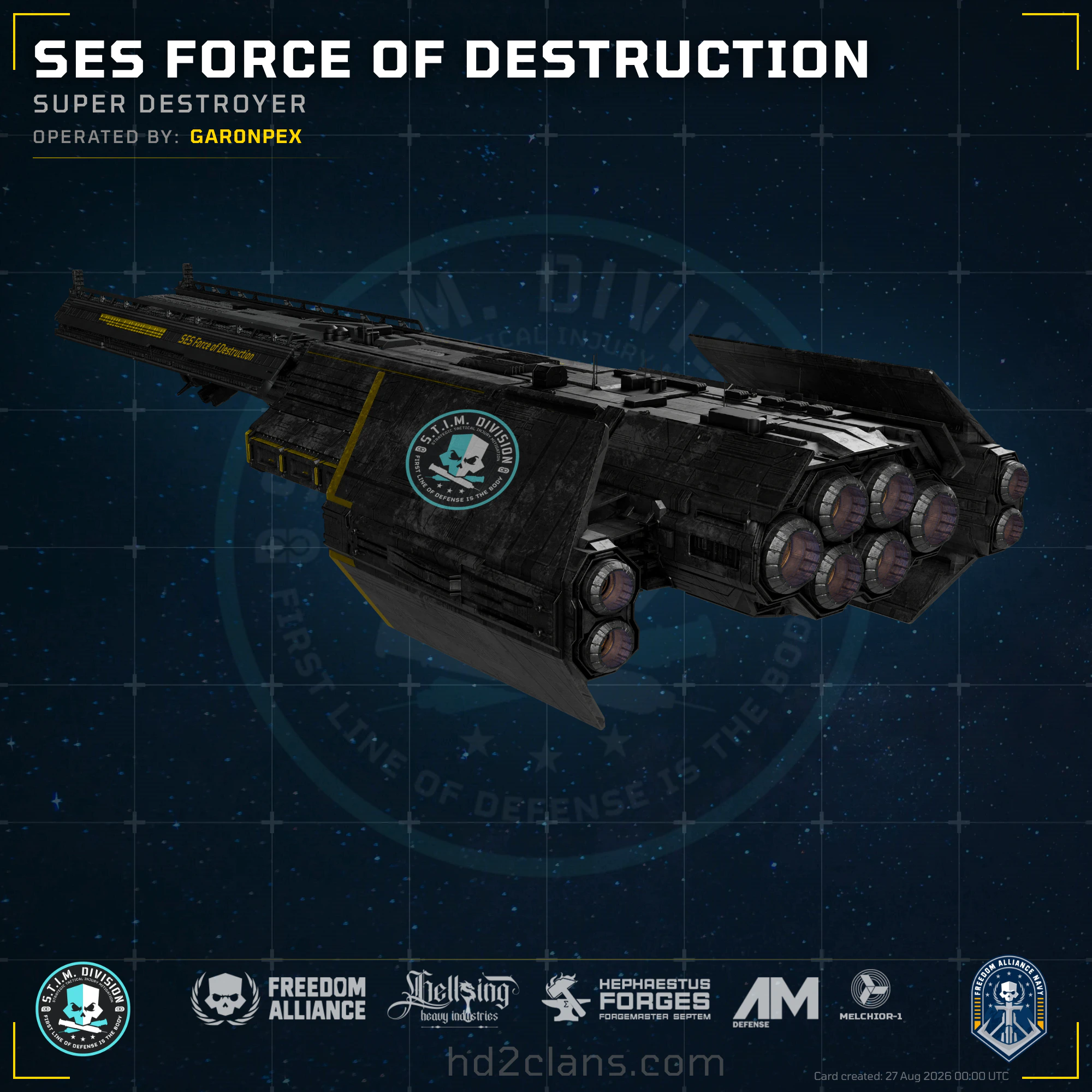 SES Force of Destruction