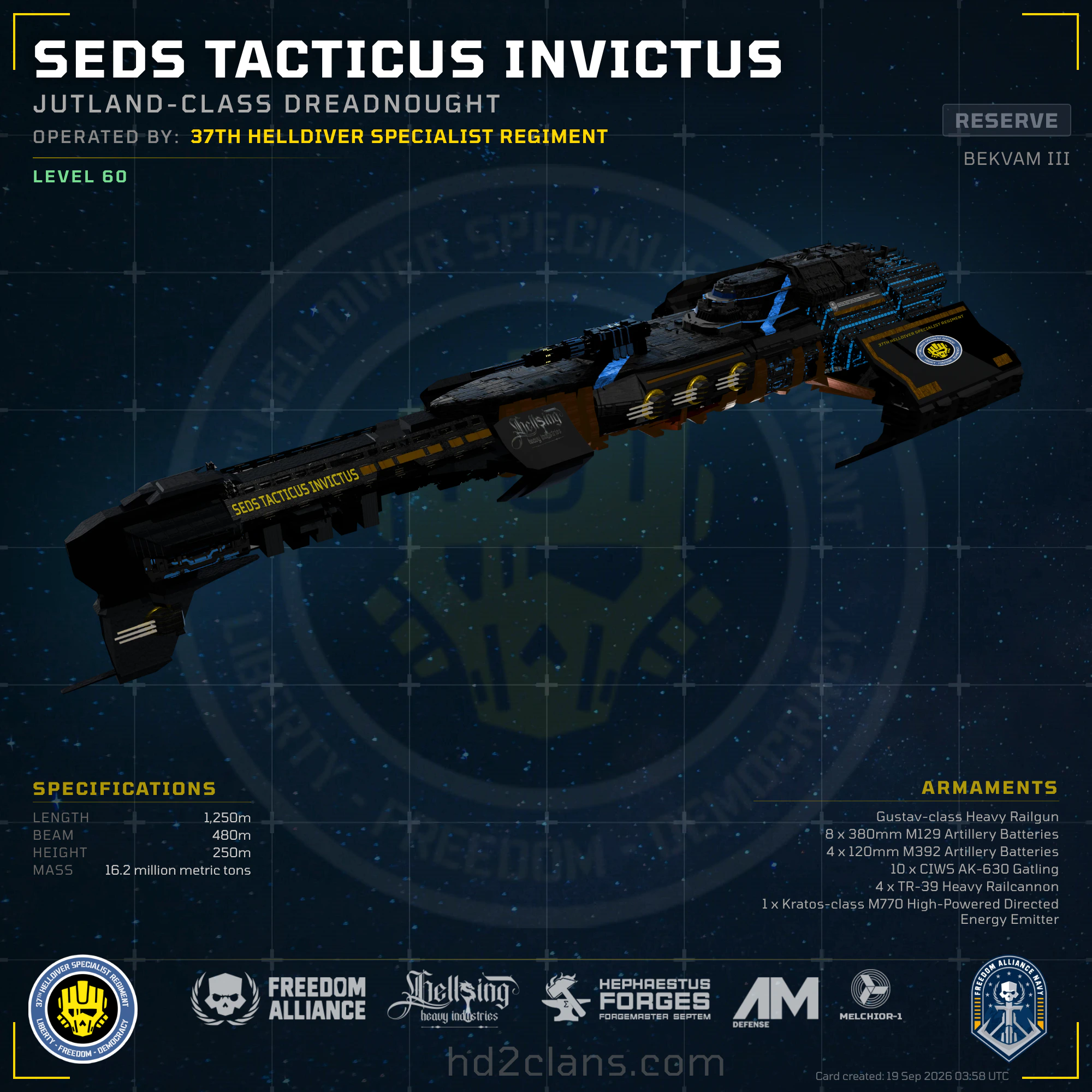 SEDS Tacticus Invictus