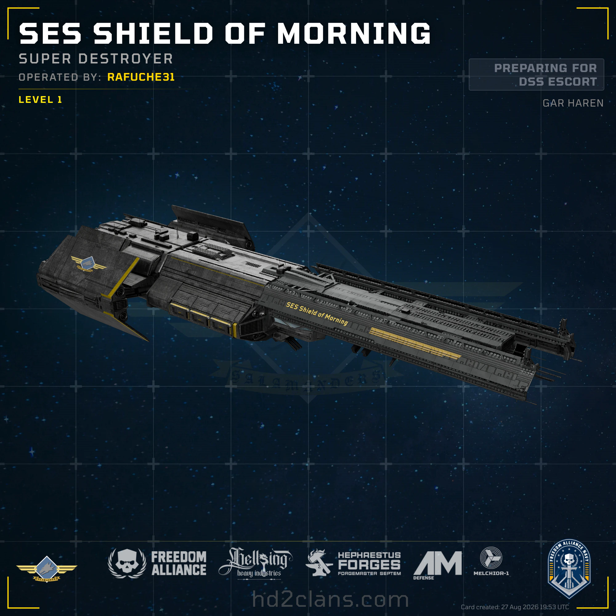 SES Shield of Morning