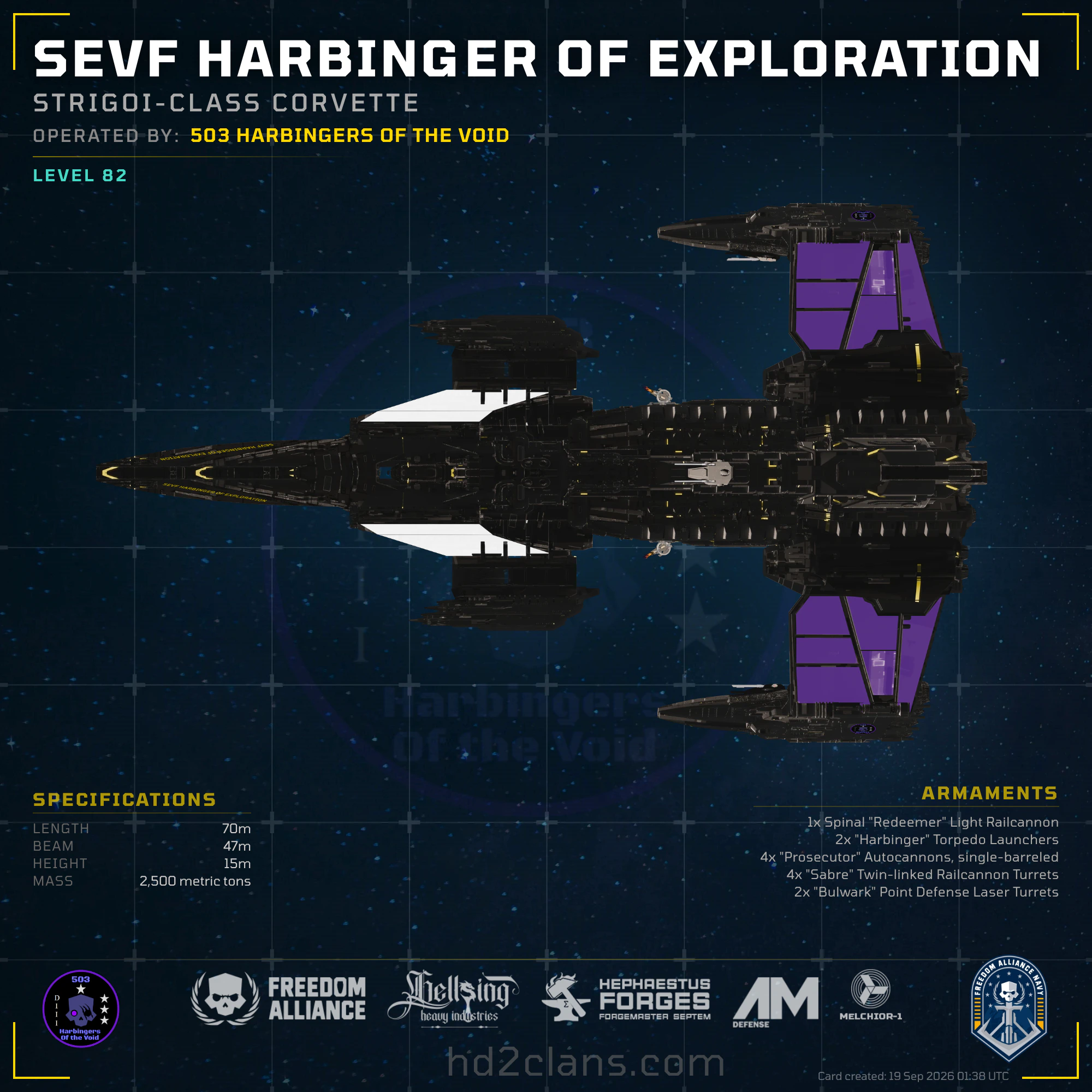 SEVF Harbinger of Exploration