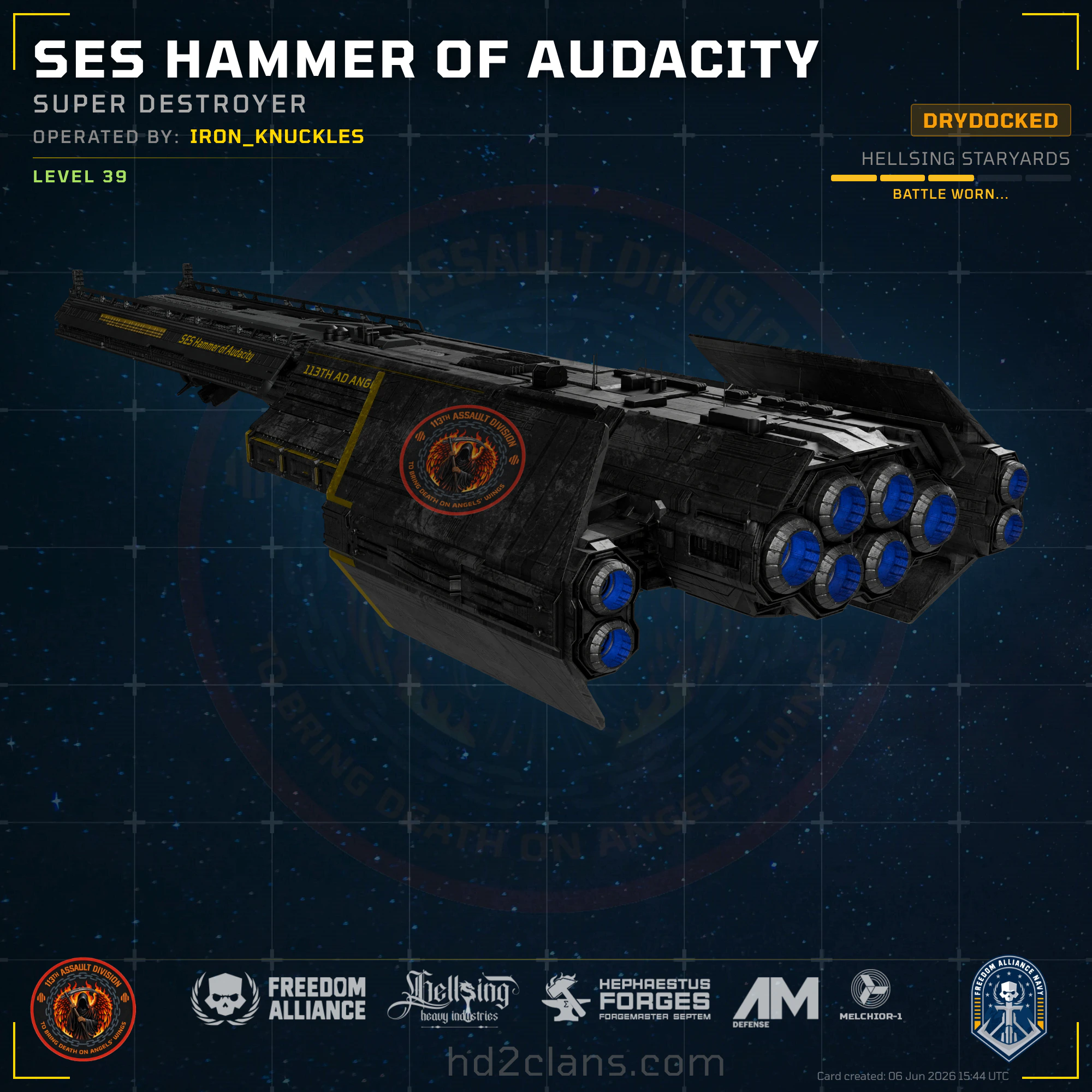 SES Hammer of Audacity