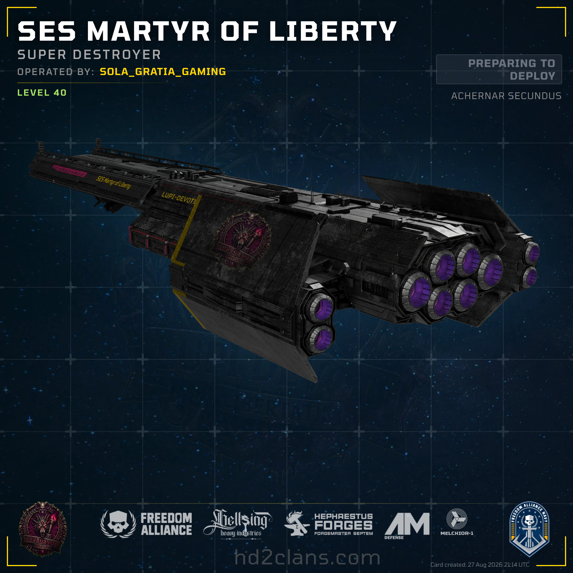 SES Martyr of Liberty