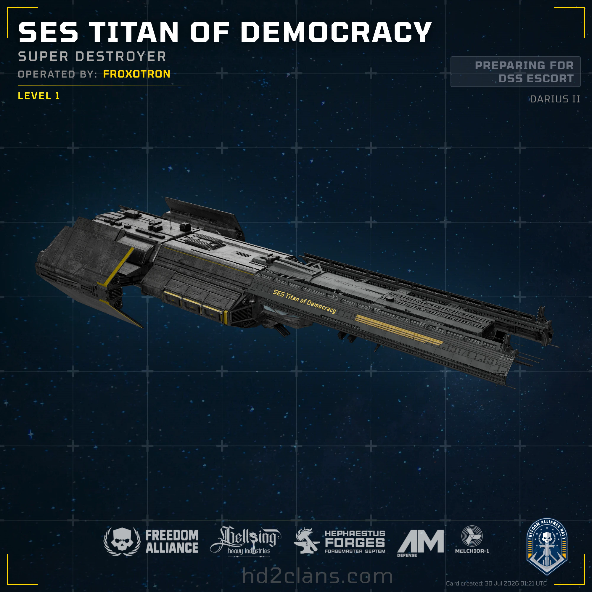 SES Titan of Democracy