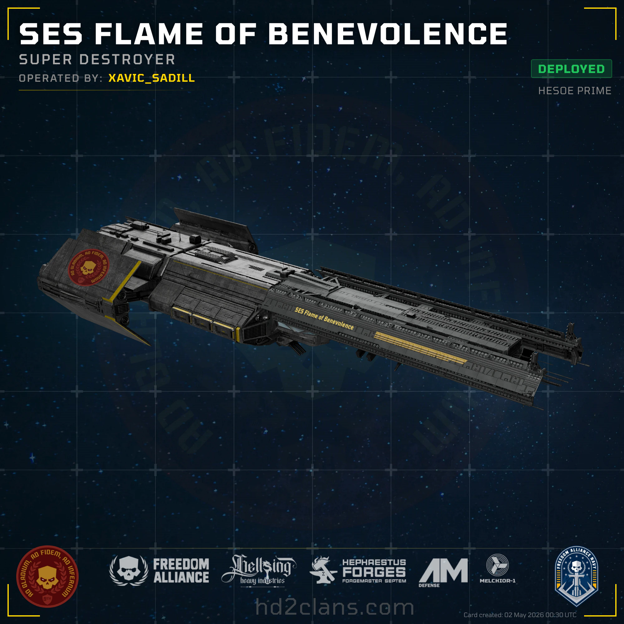 SES Flame of Benevolence
