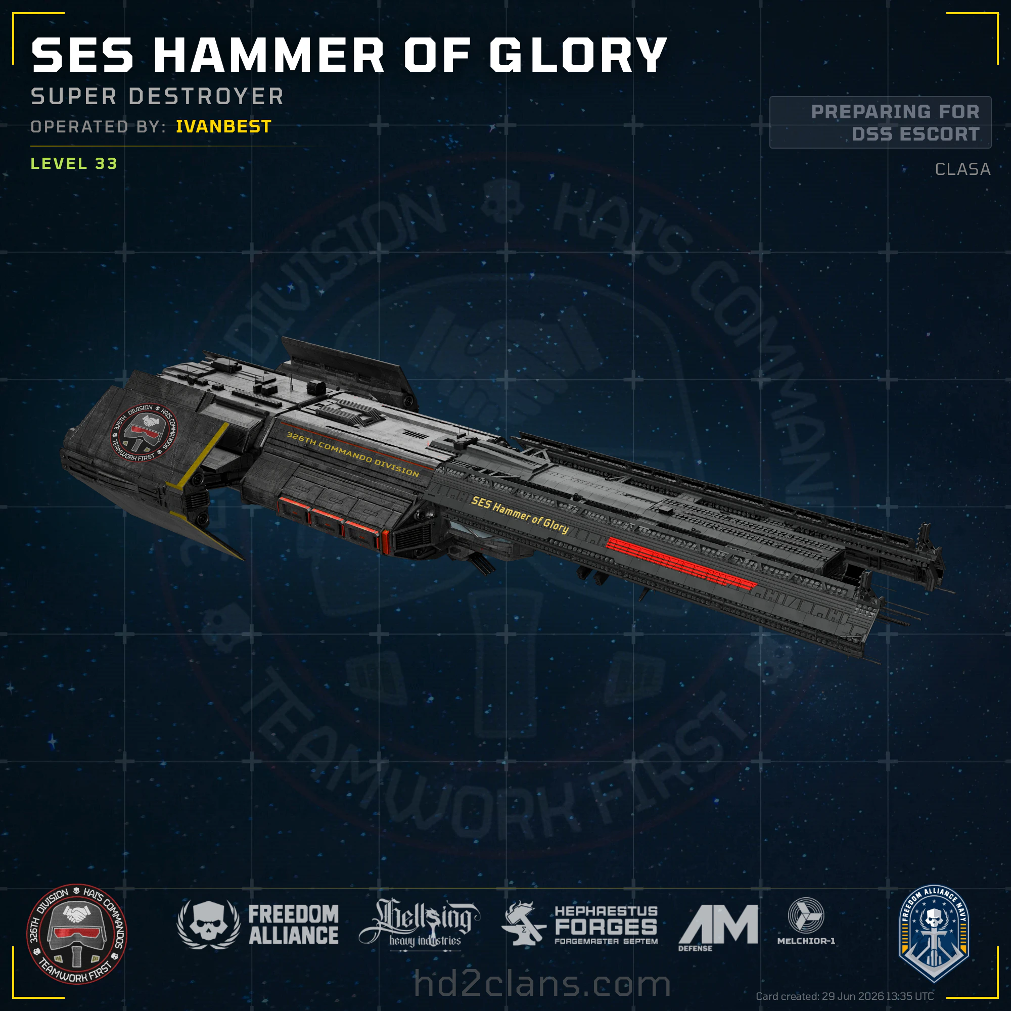 SES Hammer of Glory