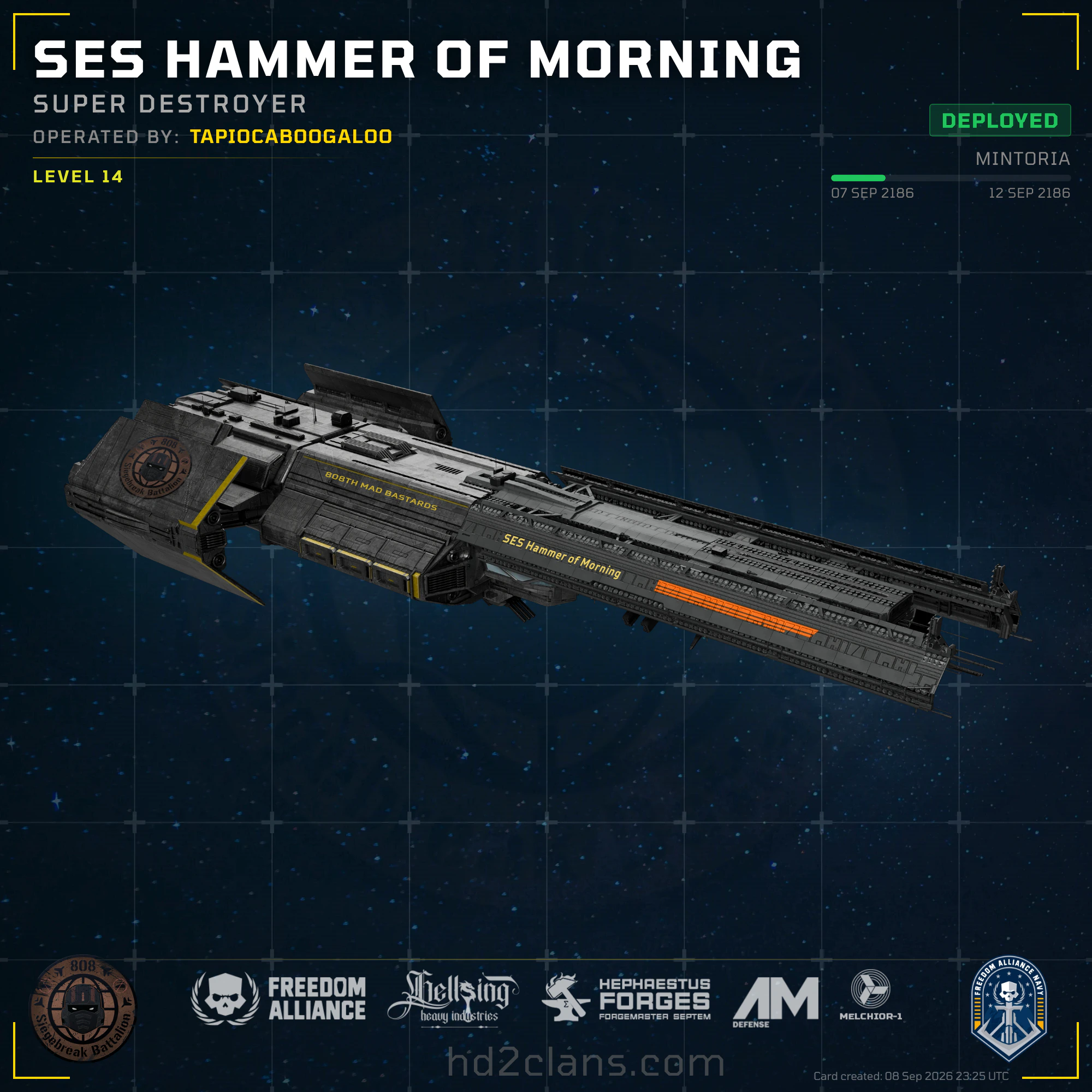 SES Hammer of Morning