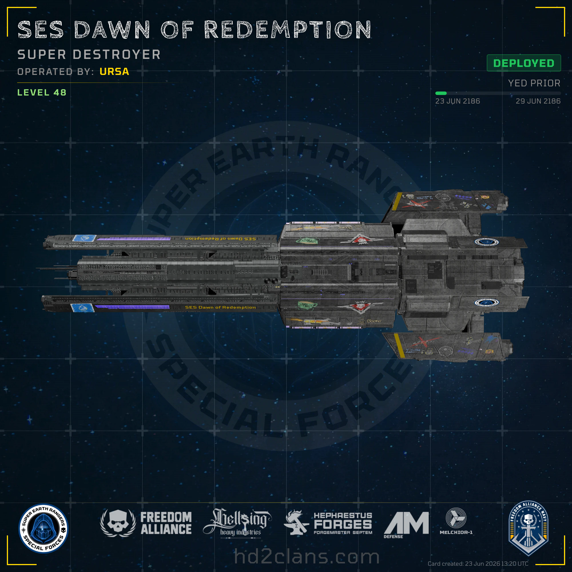 SES Dawn of Redemption