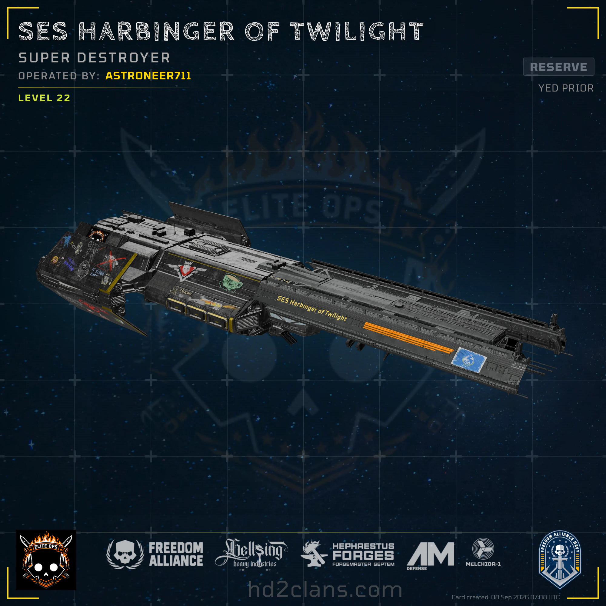 SES Harbinger of Twilight