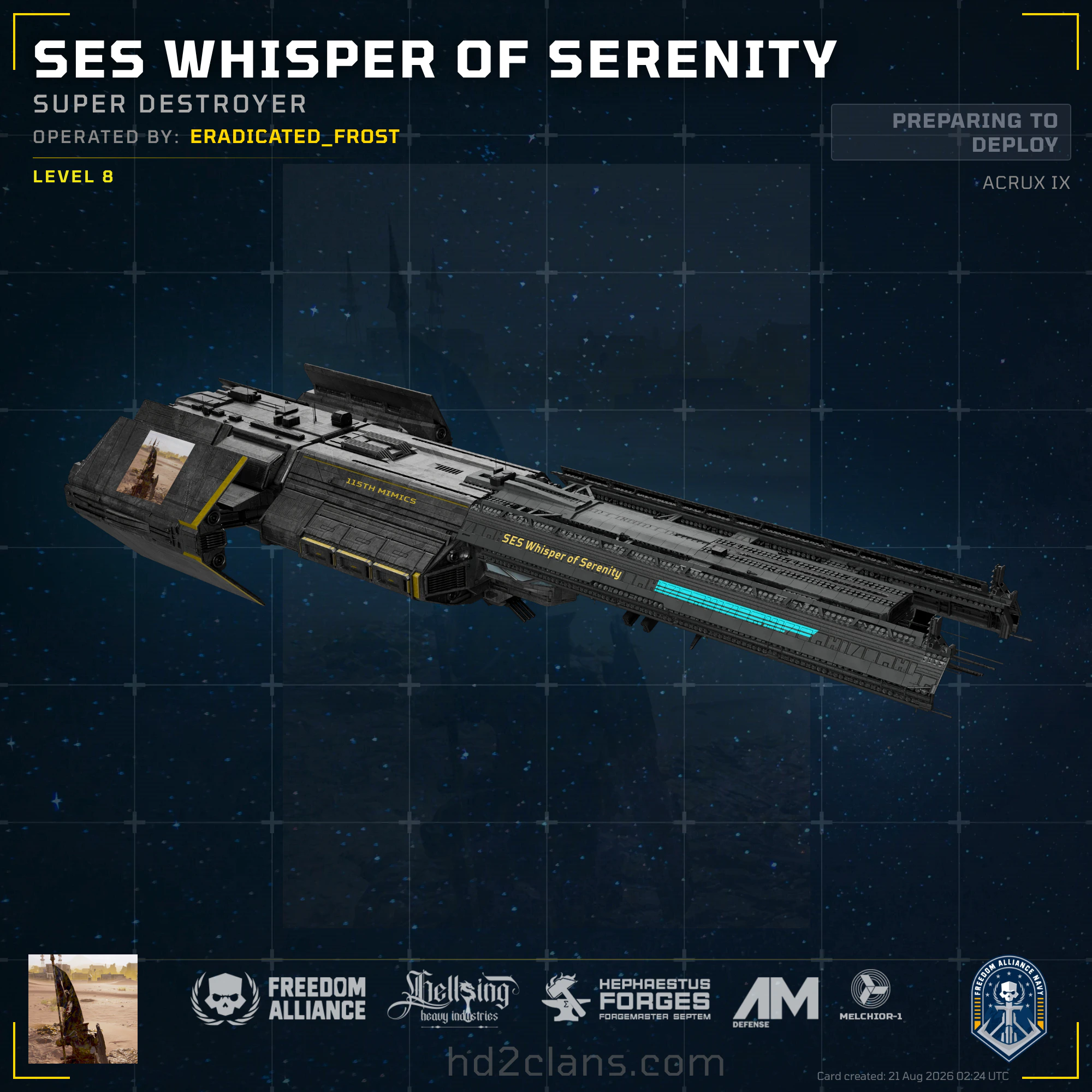 SES Whisper of Serenity