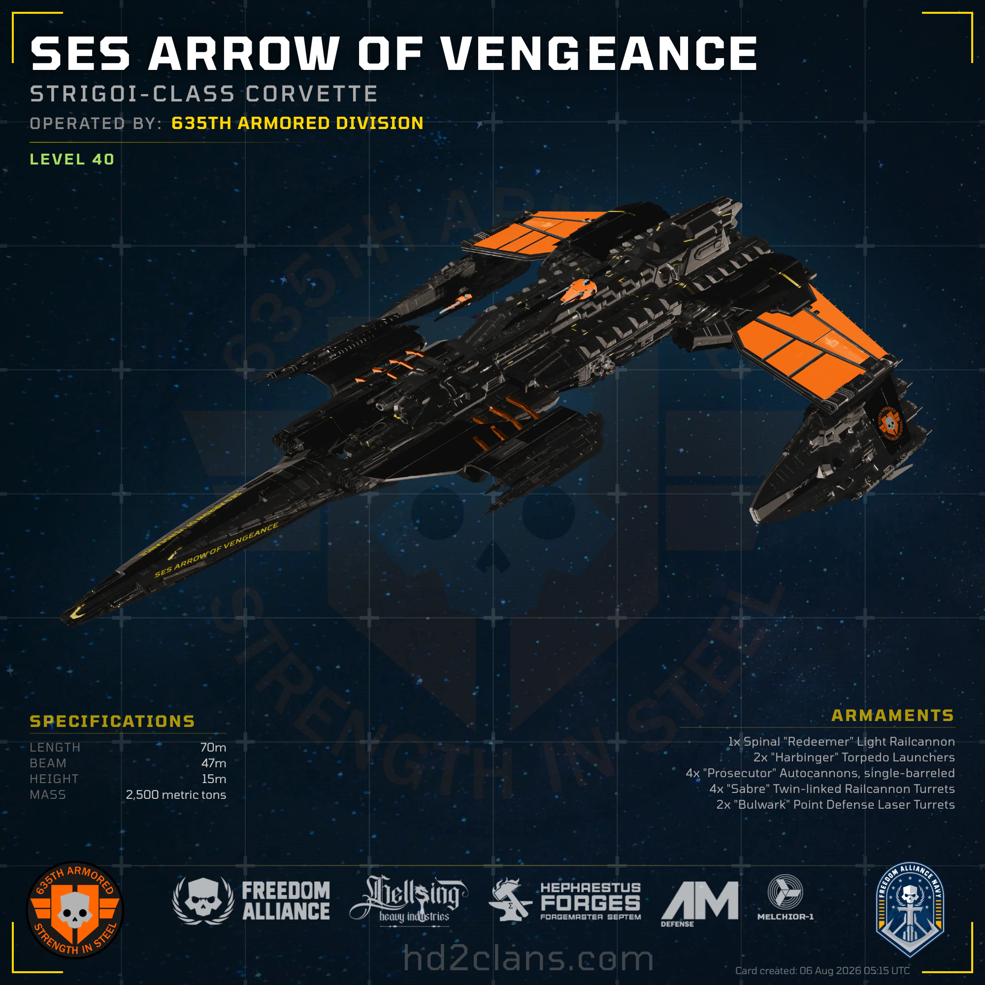 SES Arrow of Vengeance