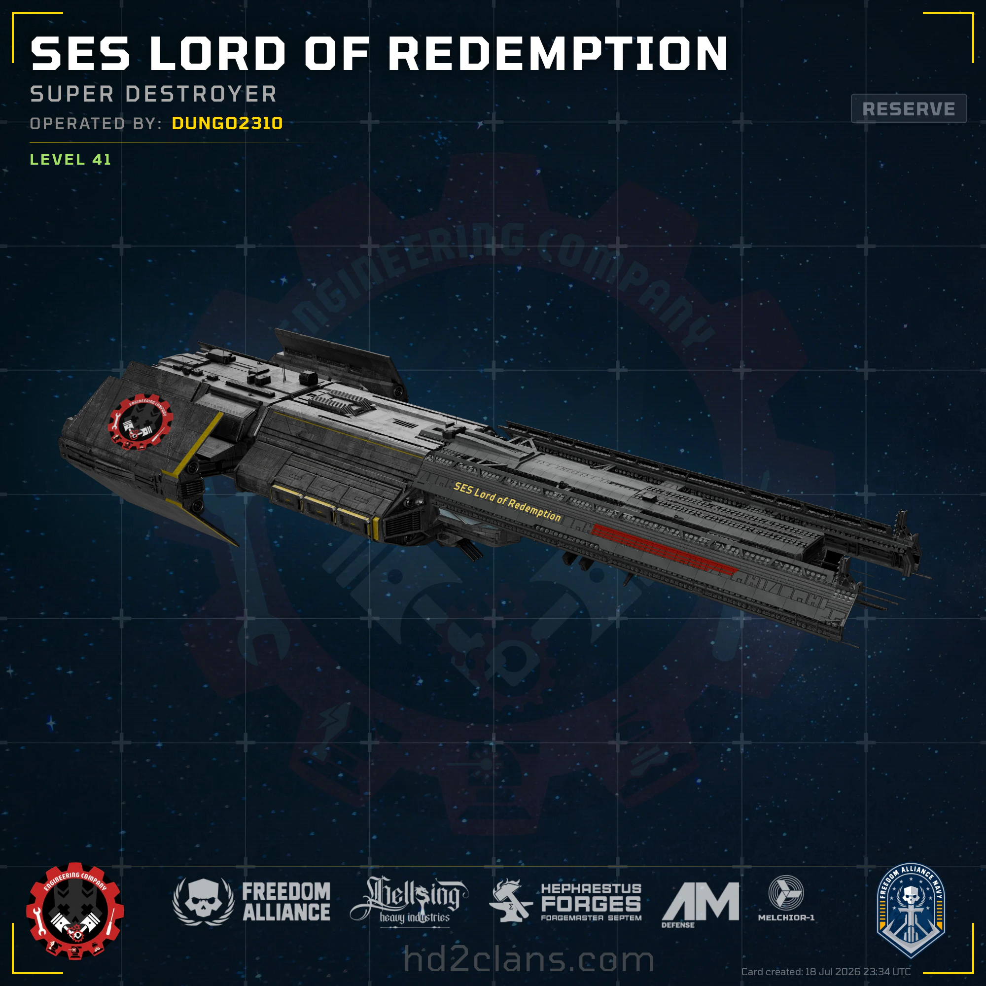 SES Lord of Redemption