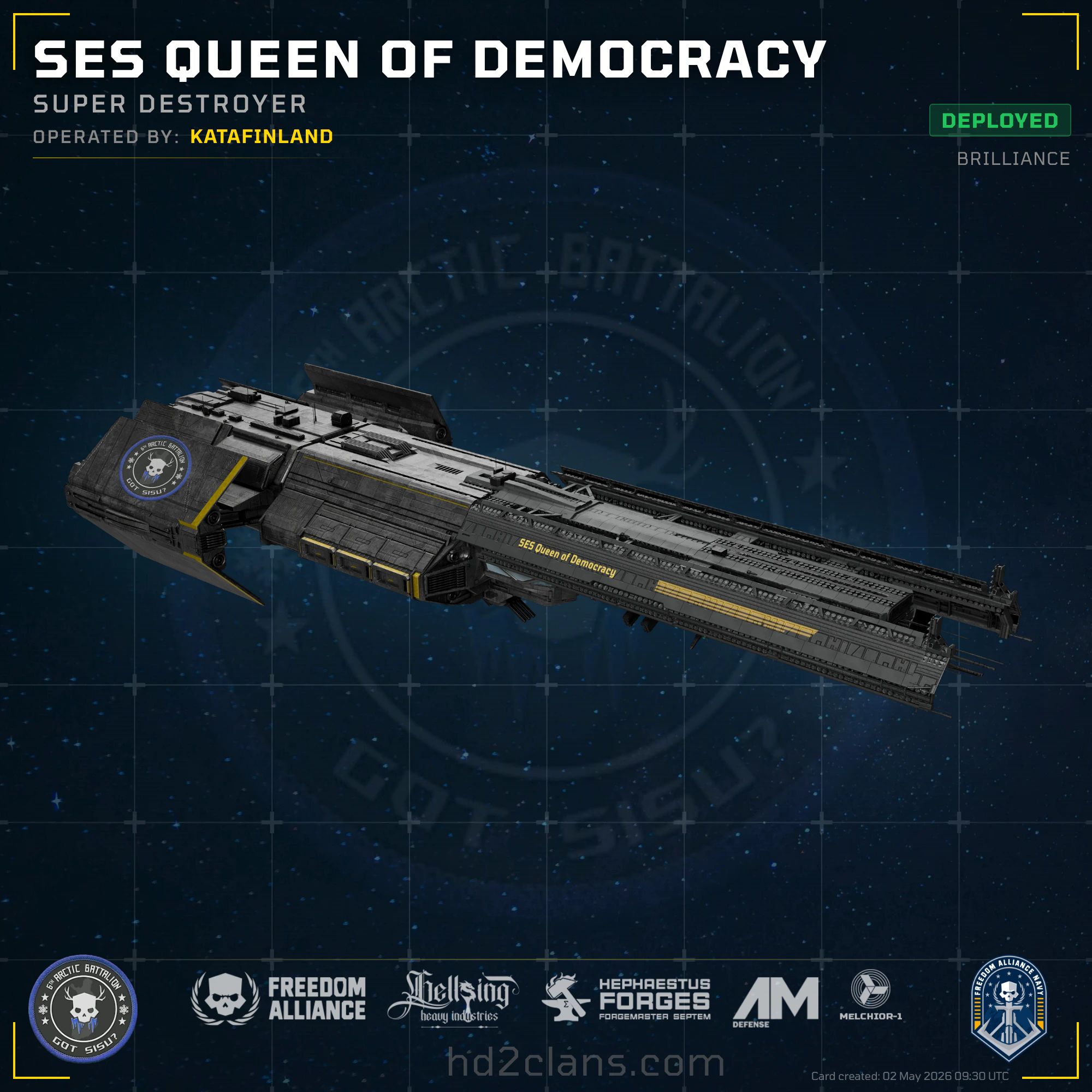 SES Queen of Democracy