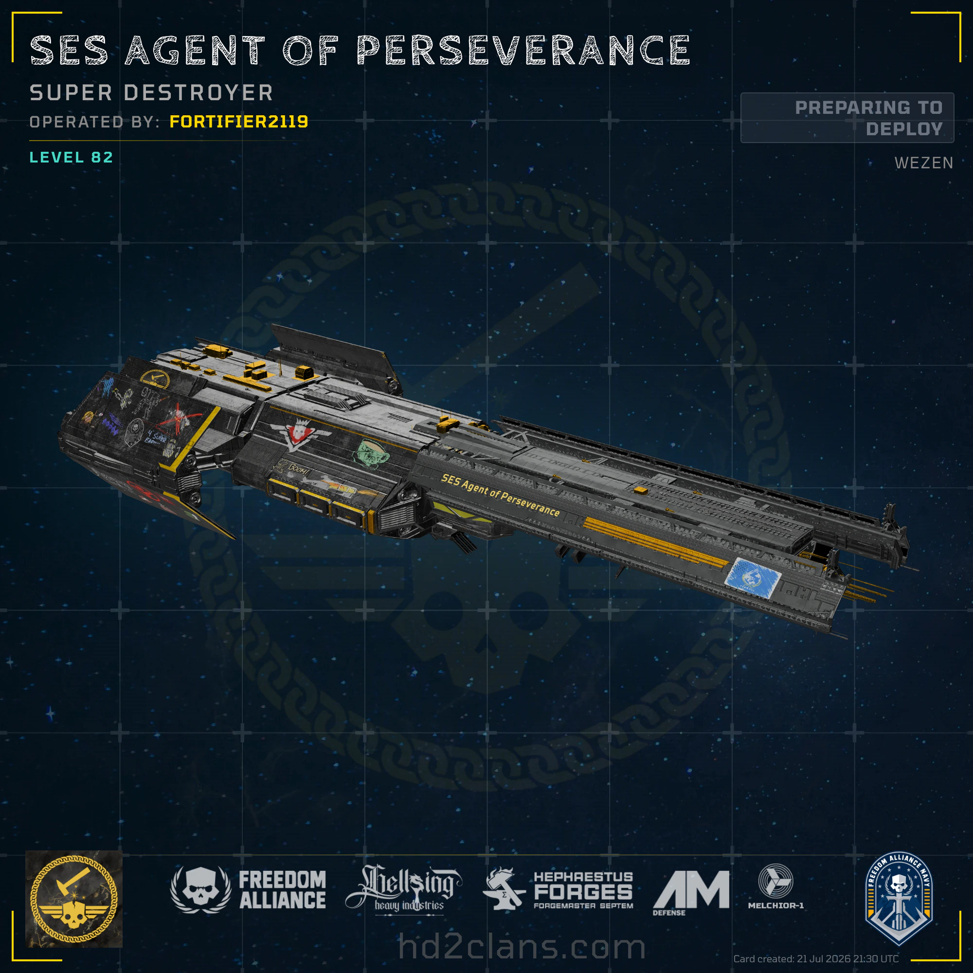 SES Agent of Perseverance