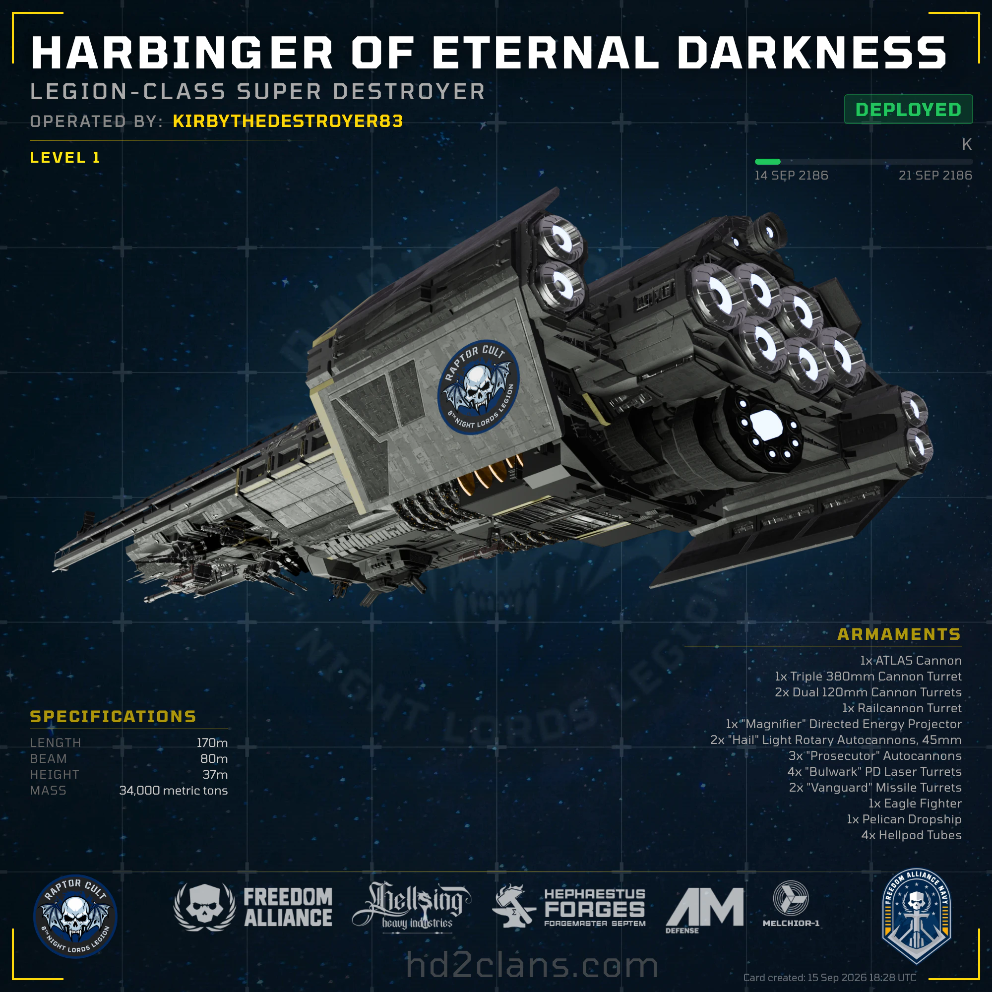 SES Harbinger of Eternal Darkness