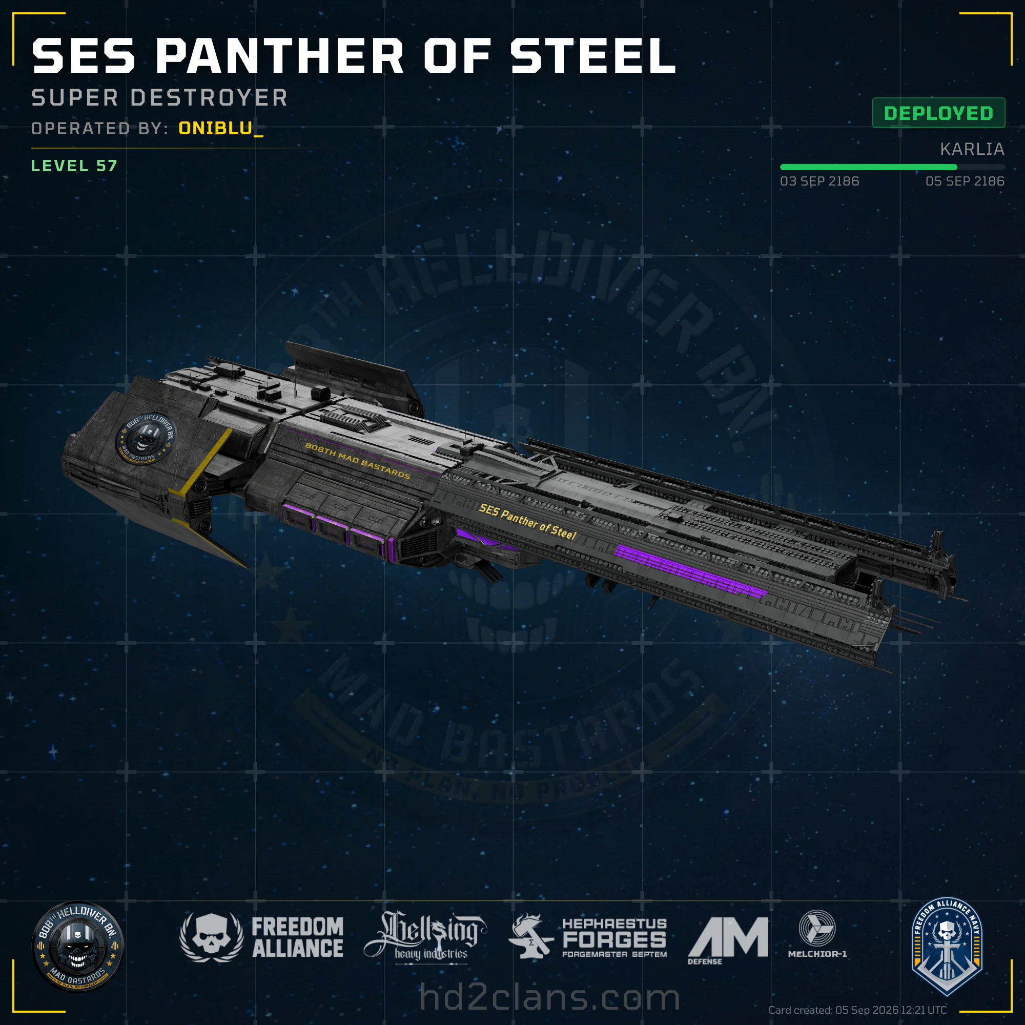 SES Panther of Steel