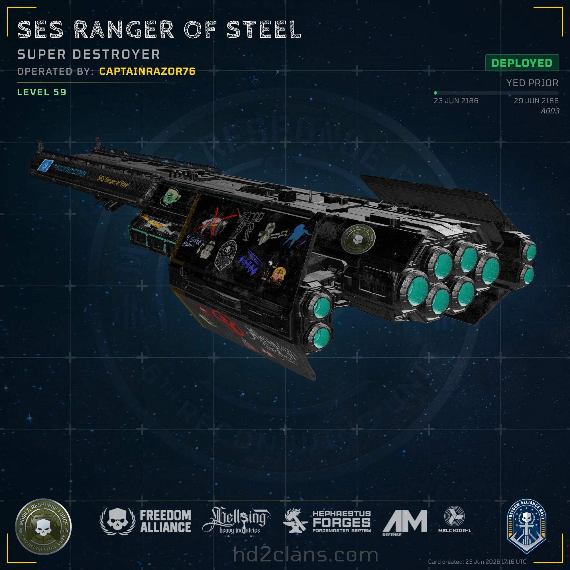 SES Ranger of Steel