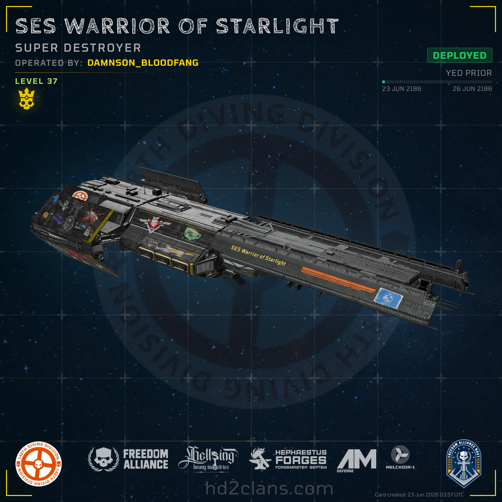 SES Warrior of Starlight