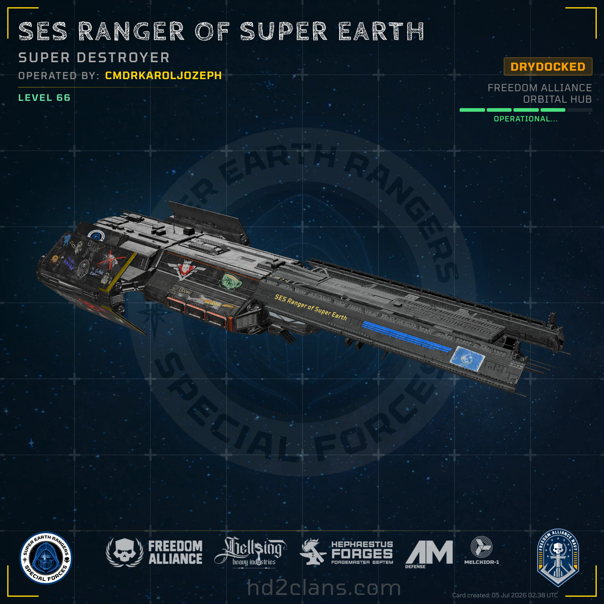SES Ranger of Super Earth