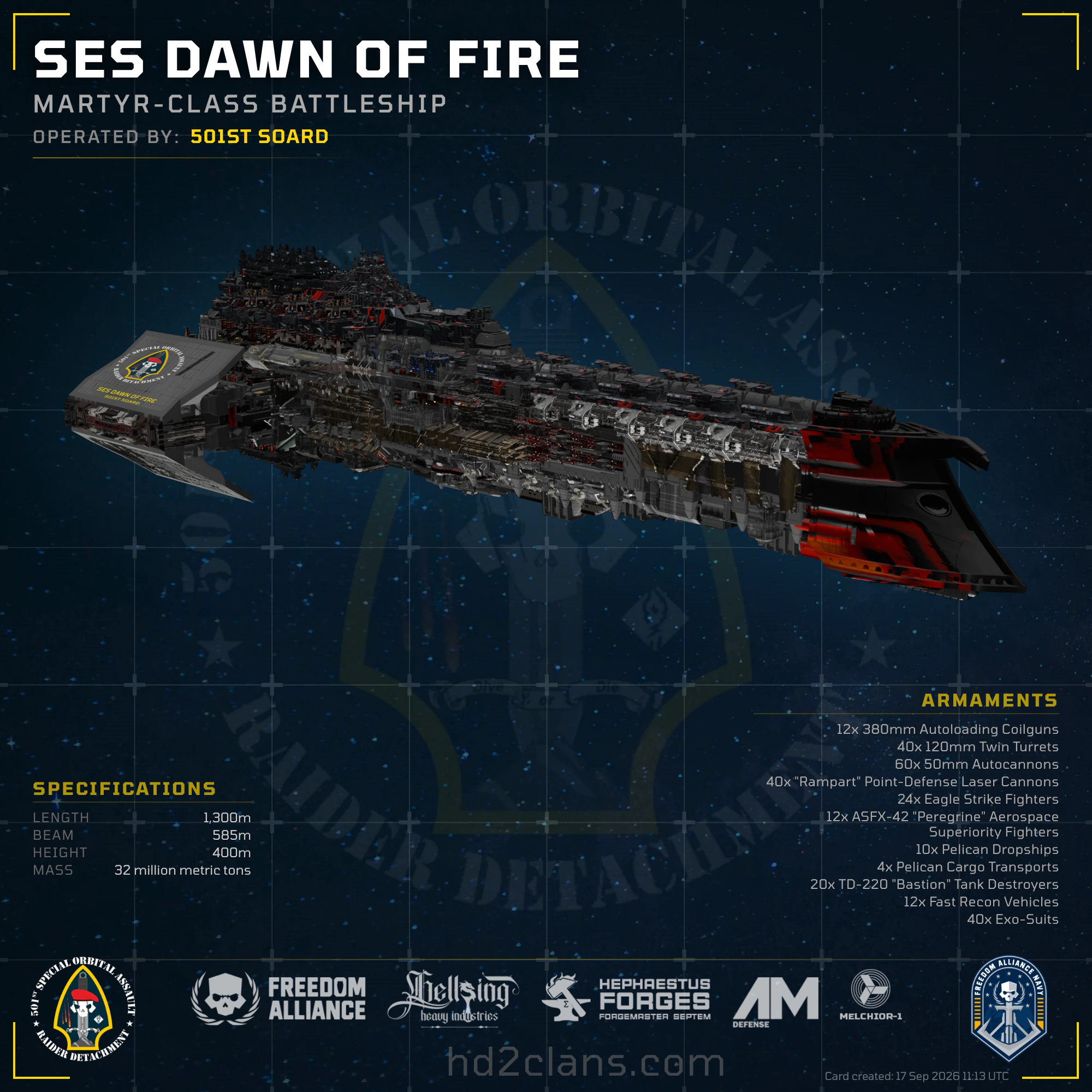 SES Dawn of Fire