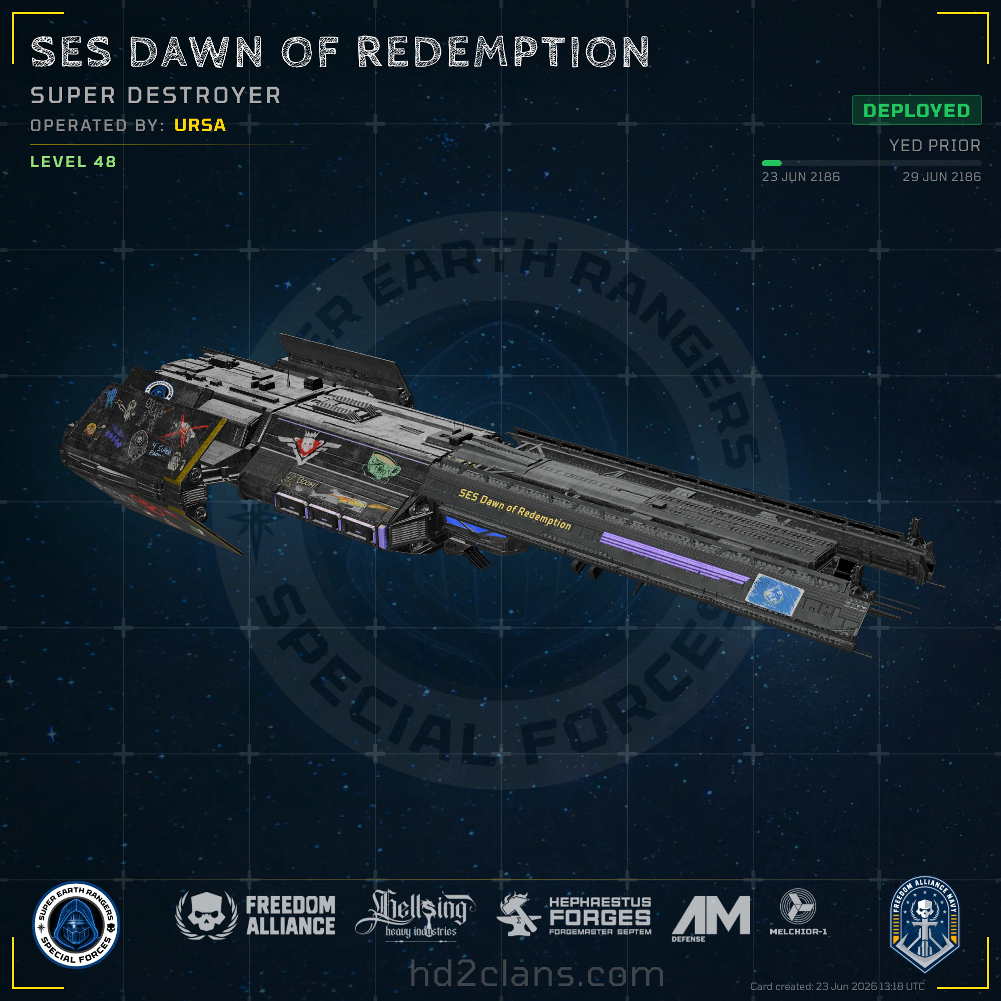 SES Dawn of Redemption