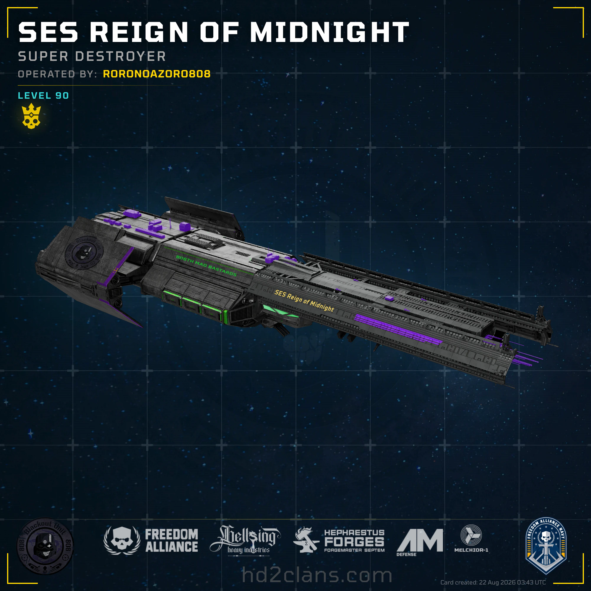 SES Reign of Midnight