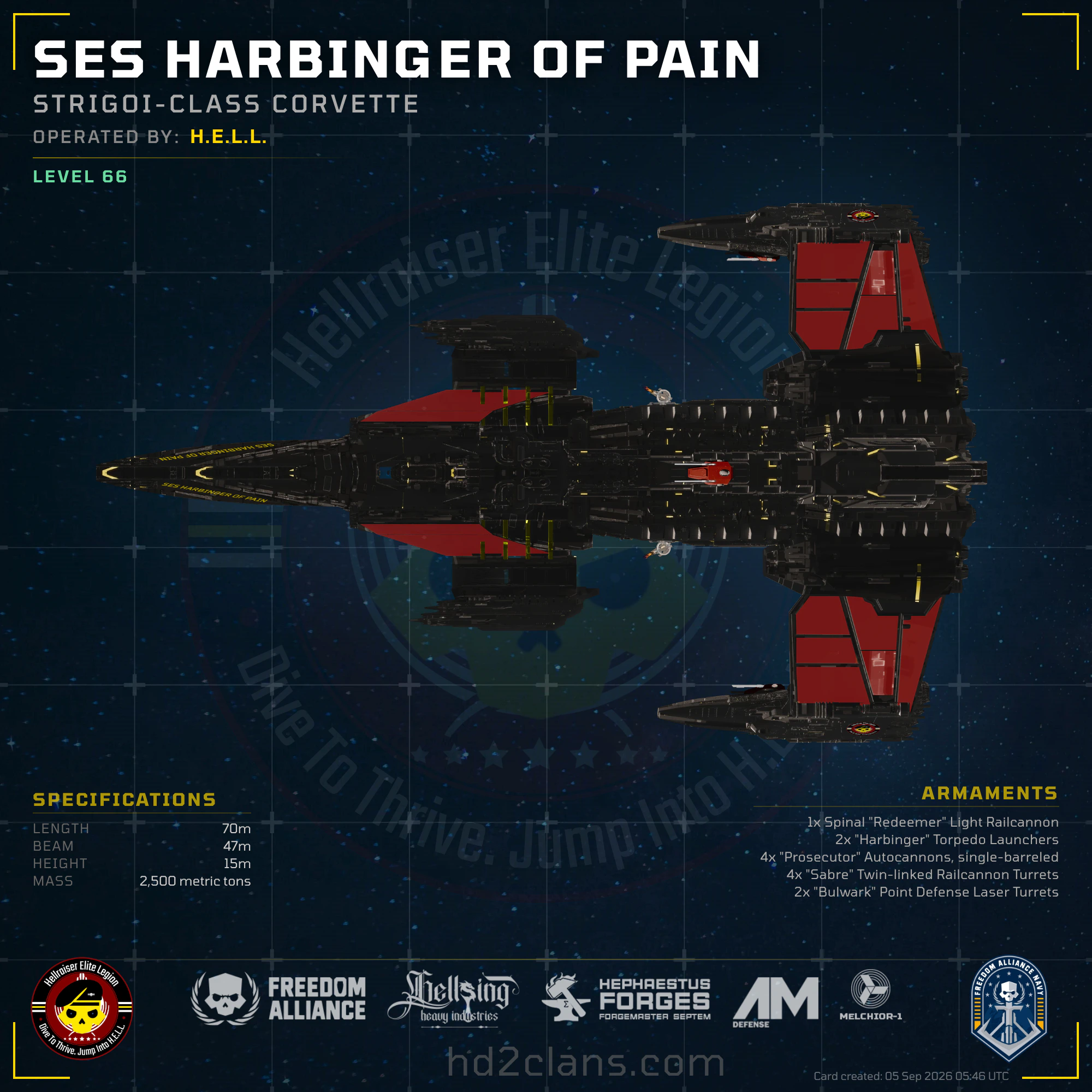 SES Harbinger of Pain