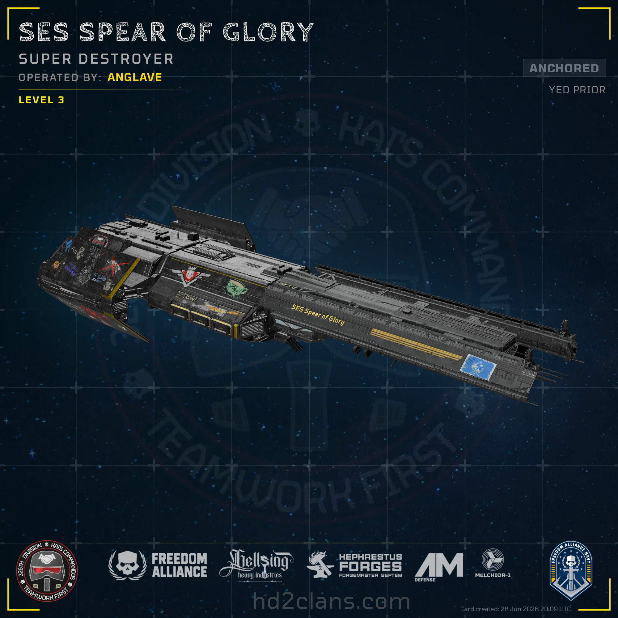 SES Spear of Glory