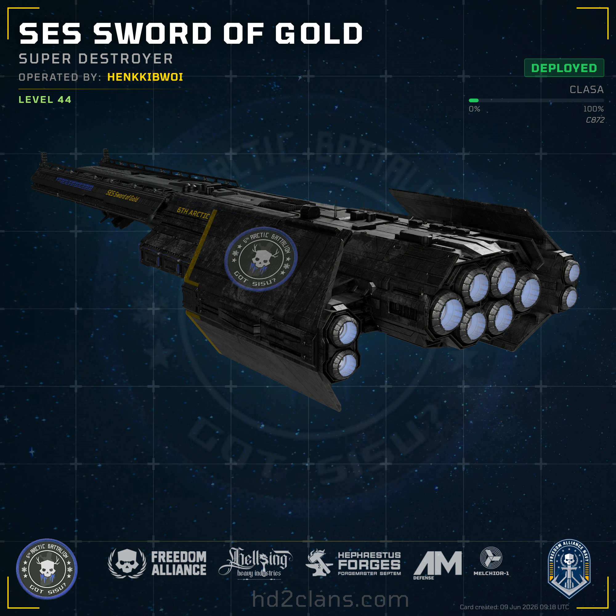 SES Sword of Gold