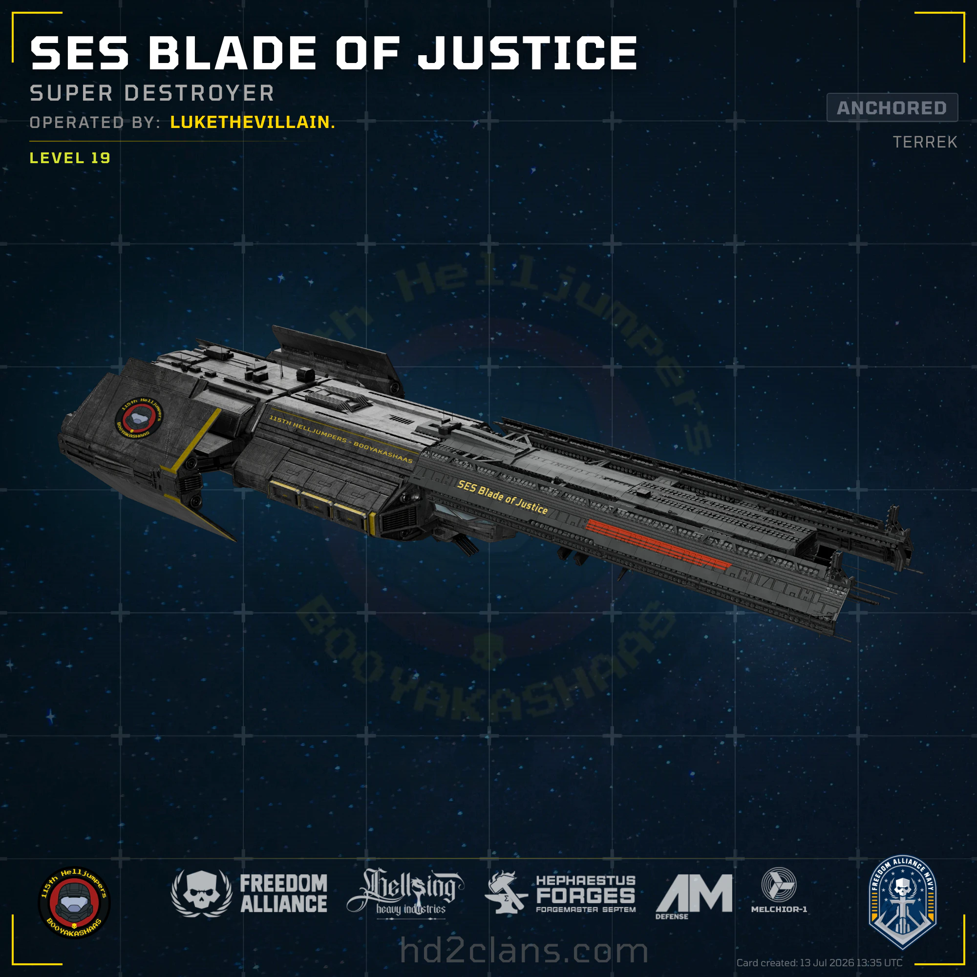SES Blade of Justice