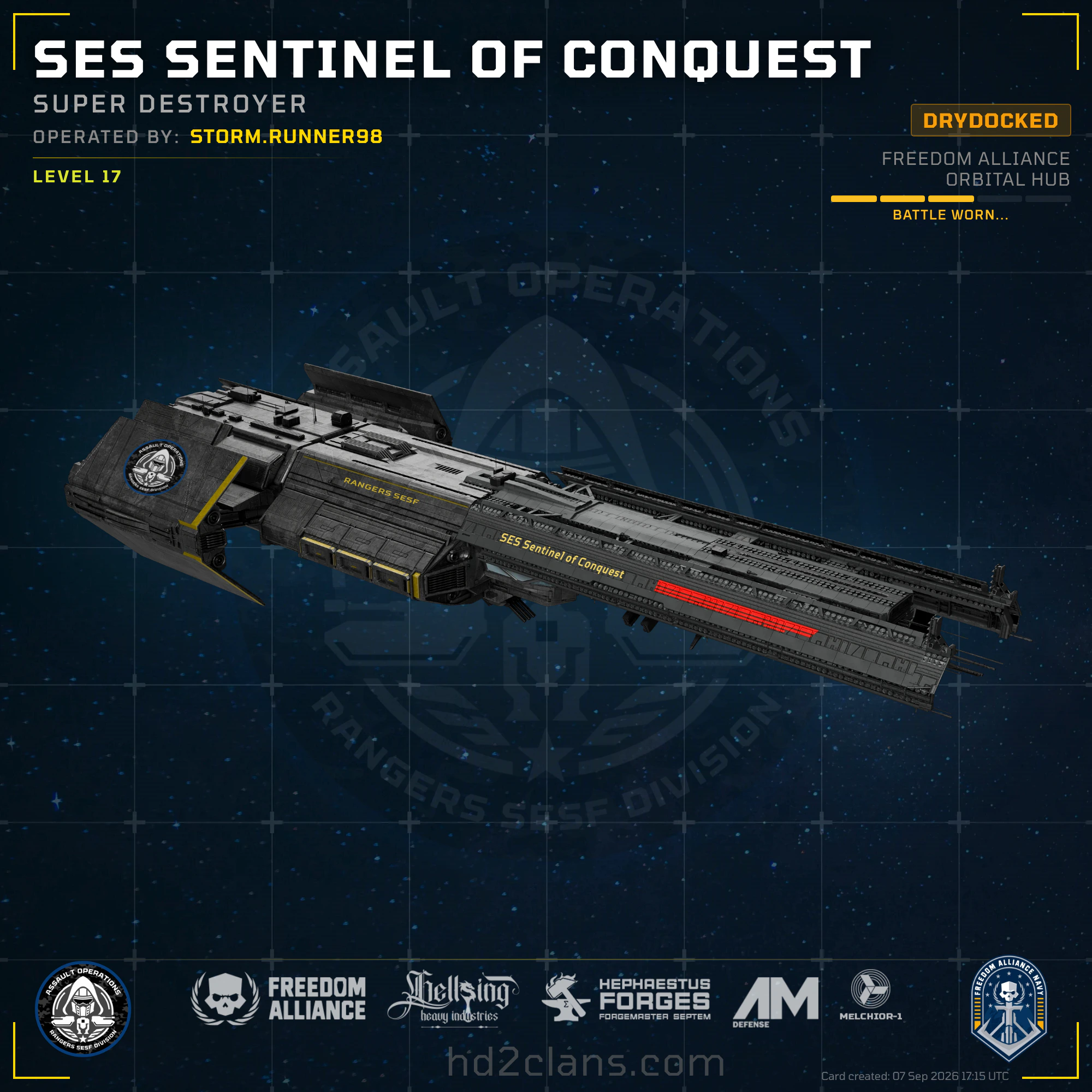 SES Sentinel of Conquest