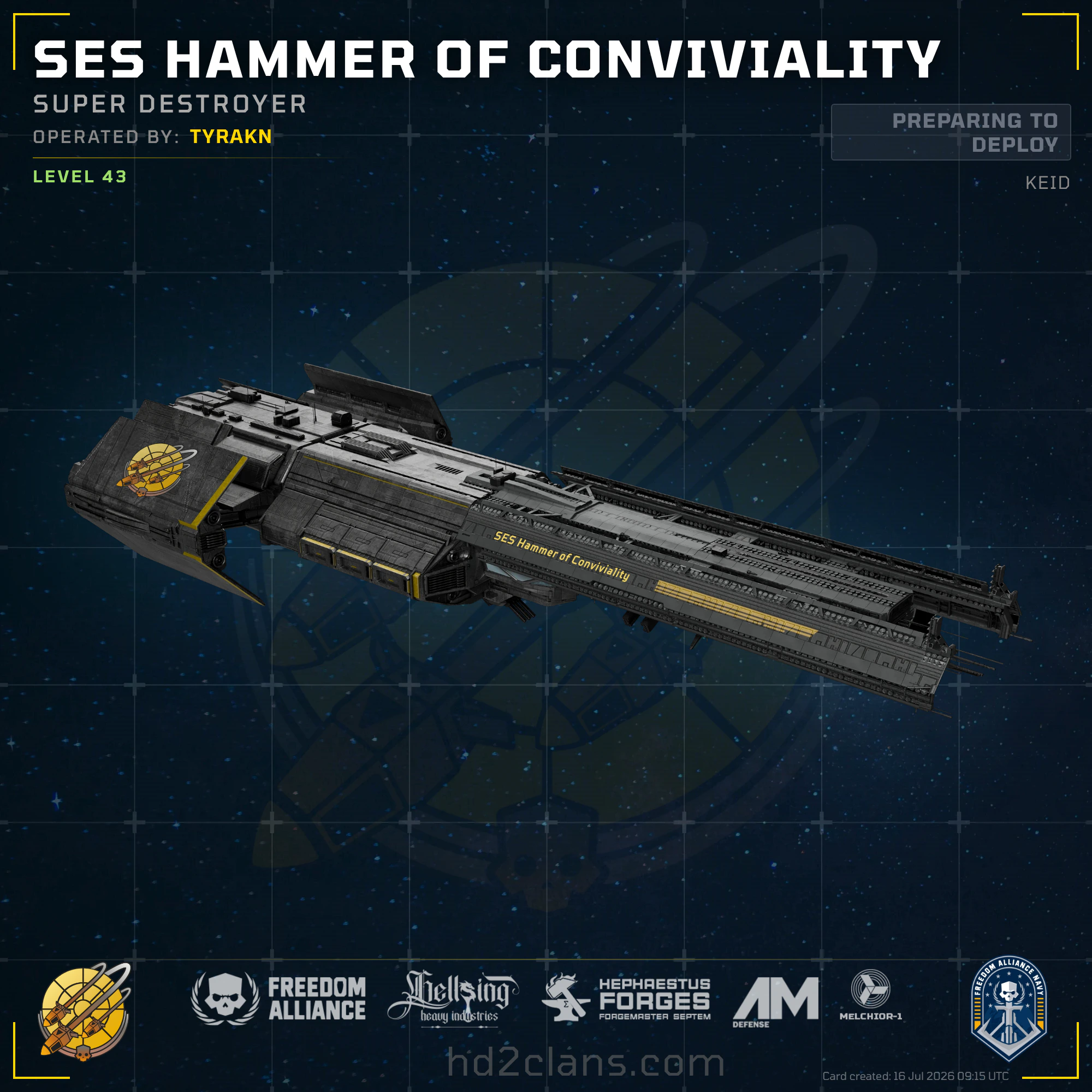SES Hammer of Conviviality