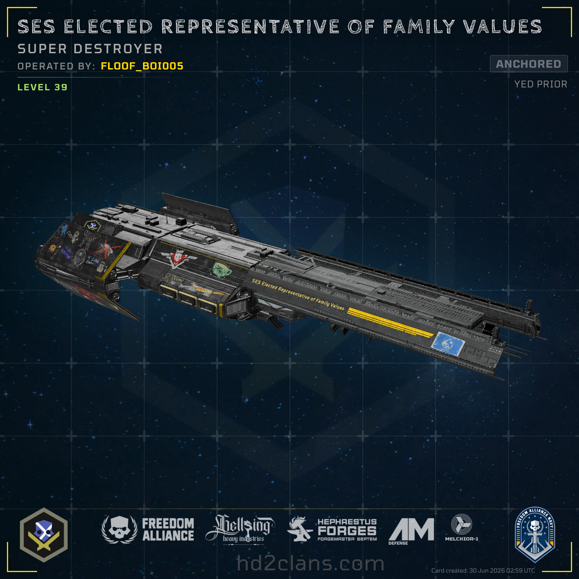 SES Elected Representative of Family Values