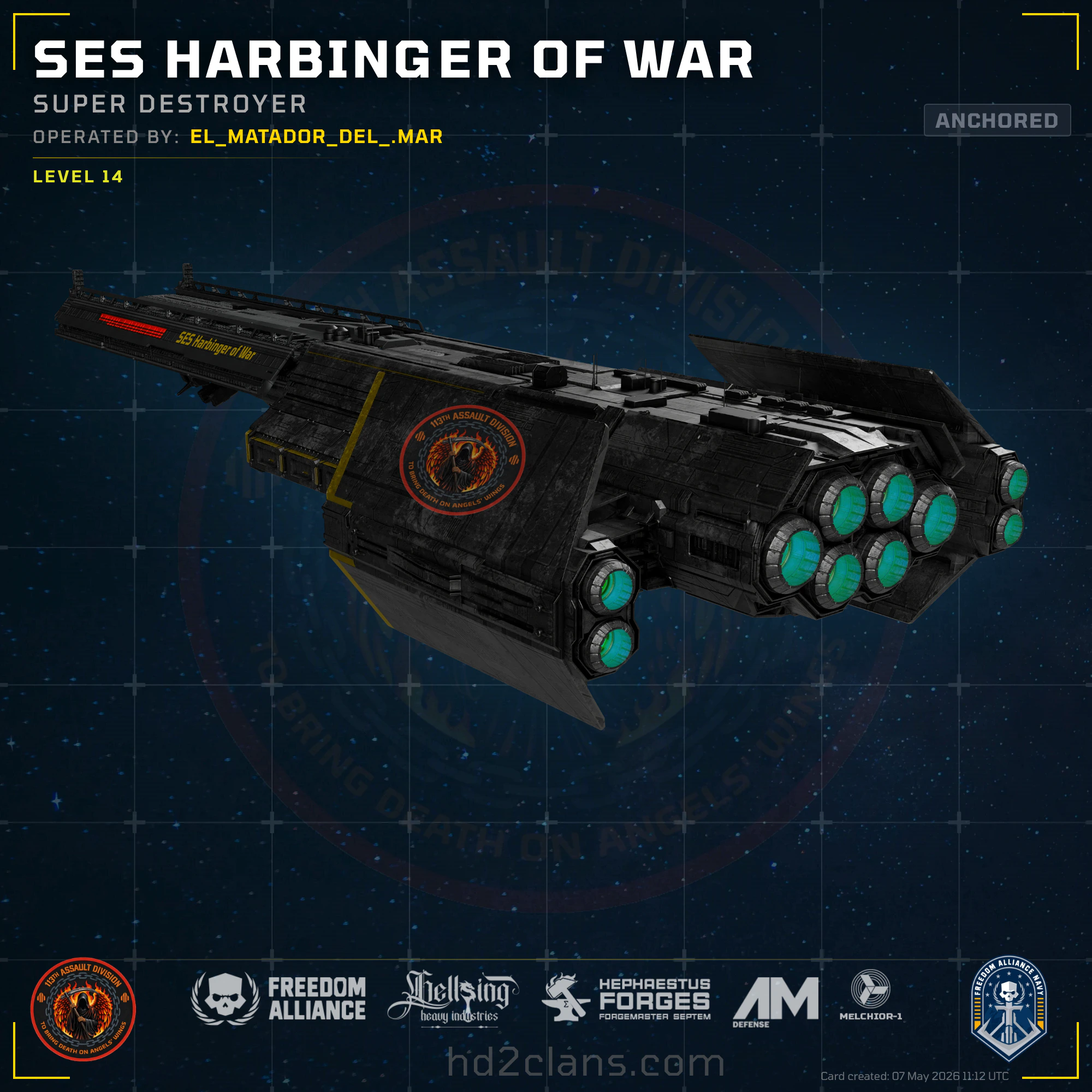 SES Harbinger of War
