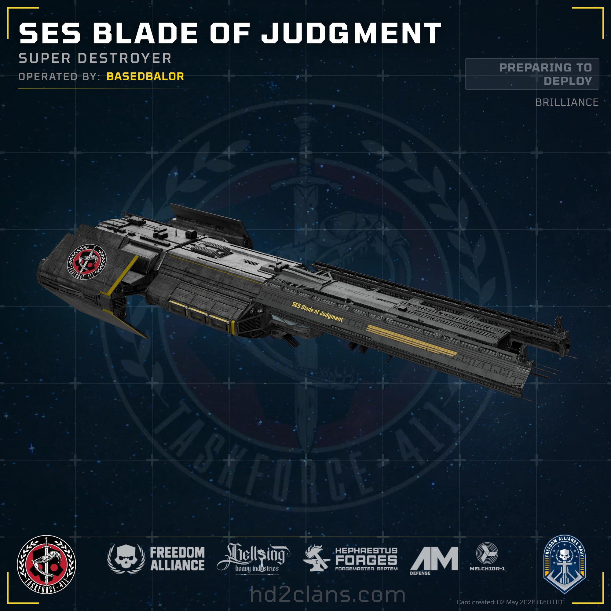 SES Blade of Judgment