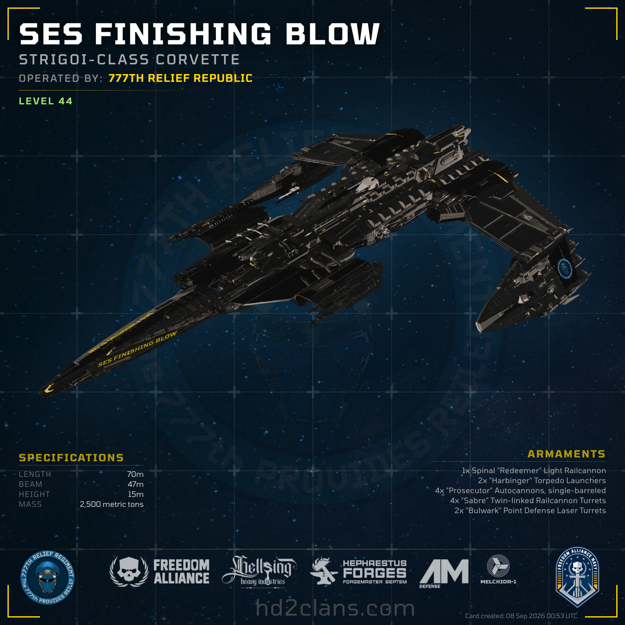 SES Finishing Blow