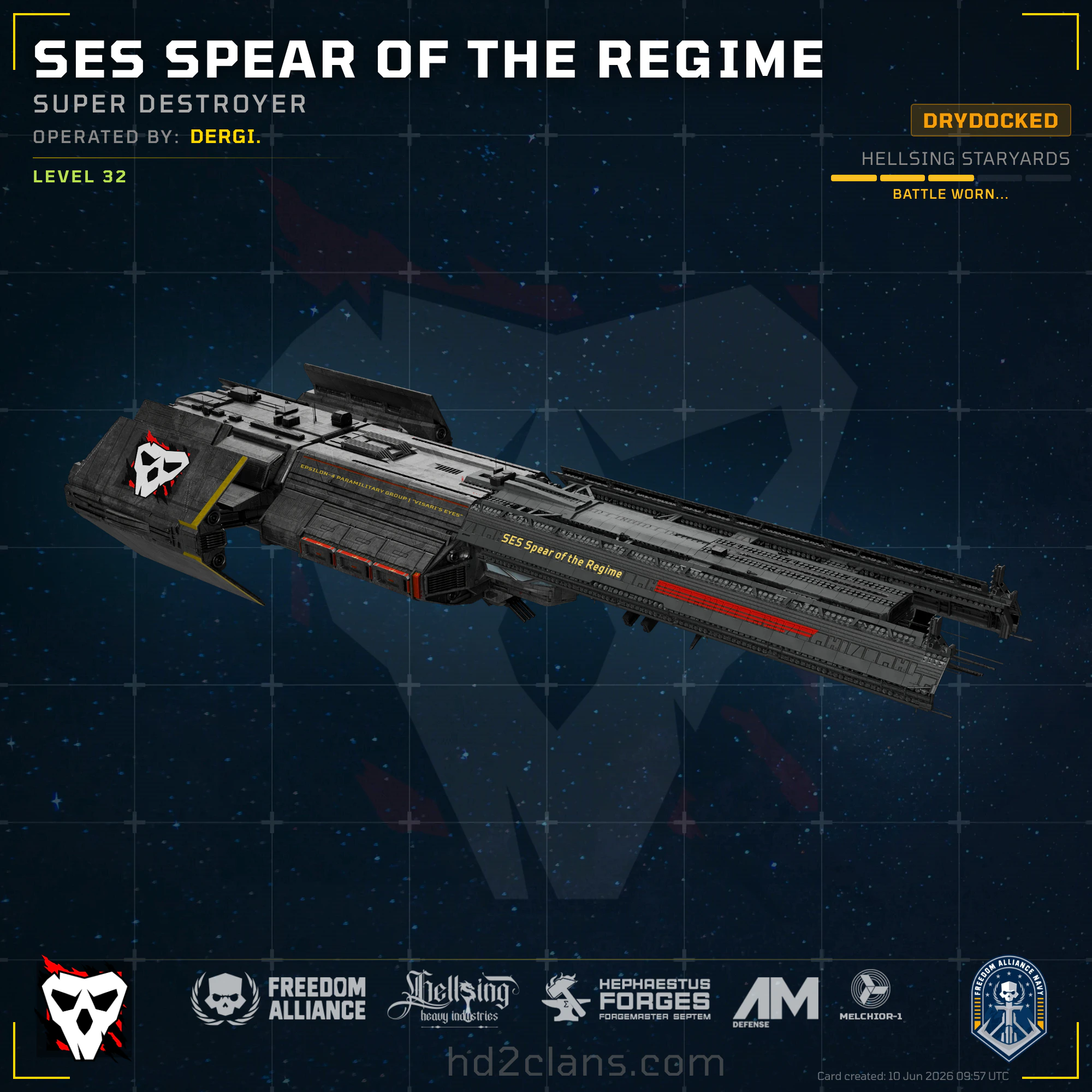 SES Spear of the Regime