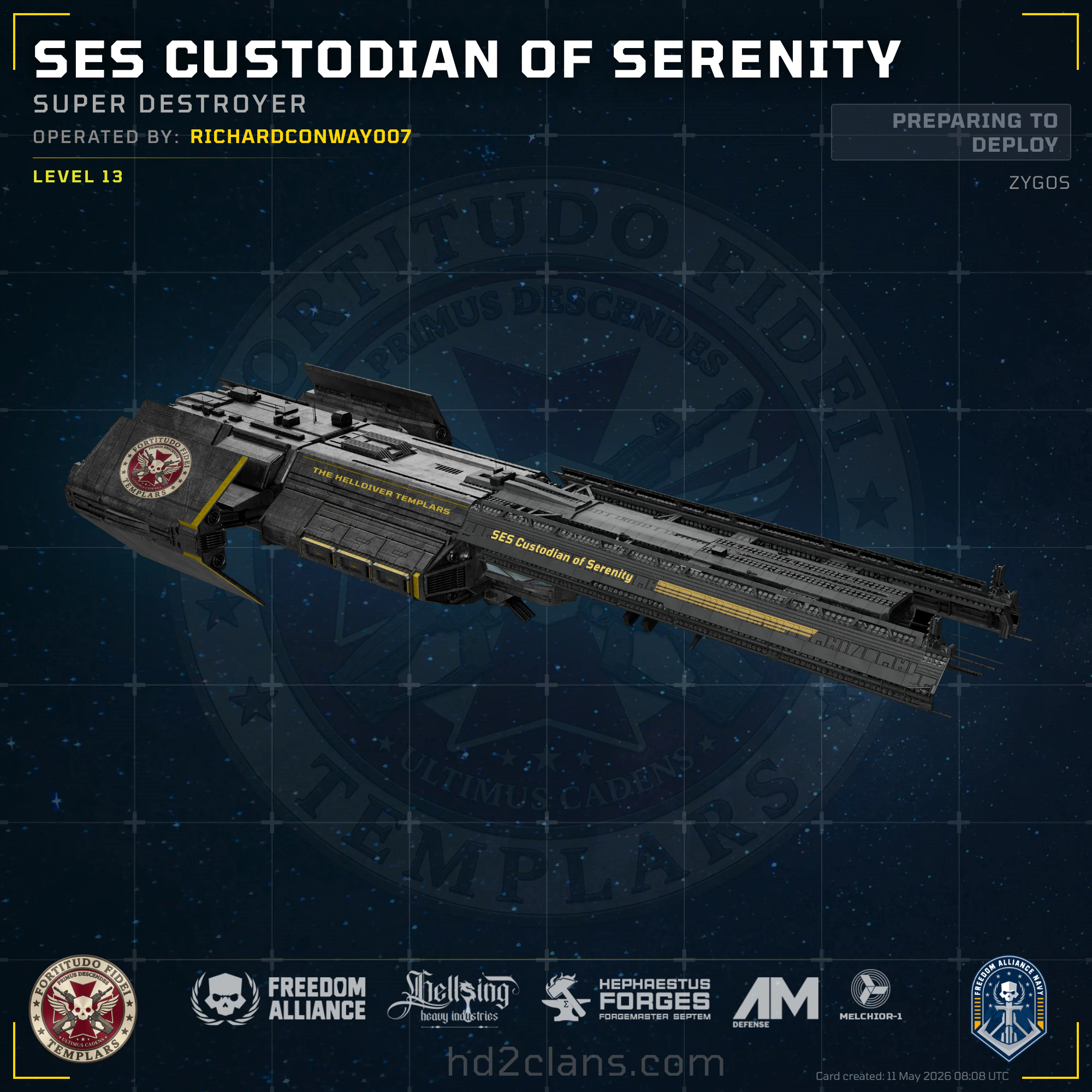SES Custodian of Serenity
